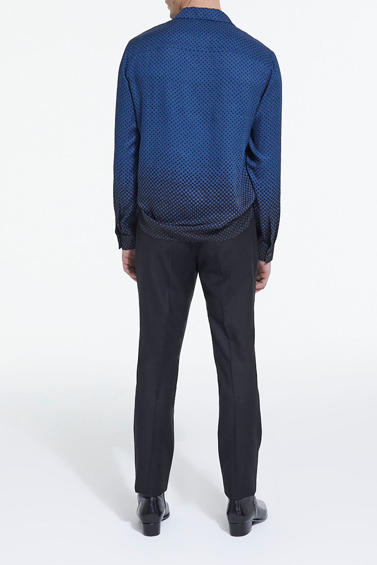 LONG SLEEVE SHIRT BLUE BLACK 3