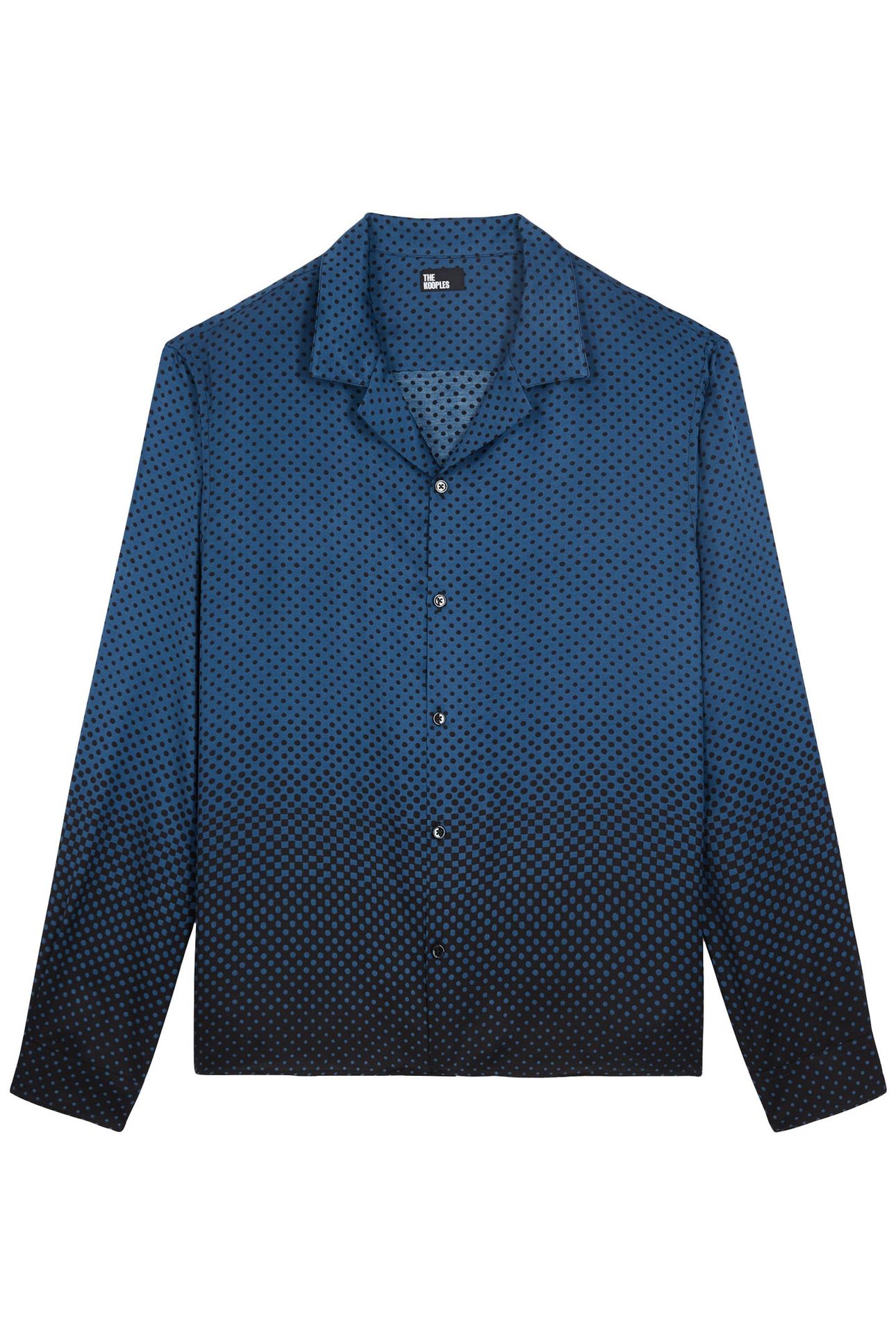 LONG SLEEVE SHIRT BLUE BLACK 1
