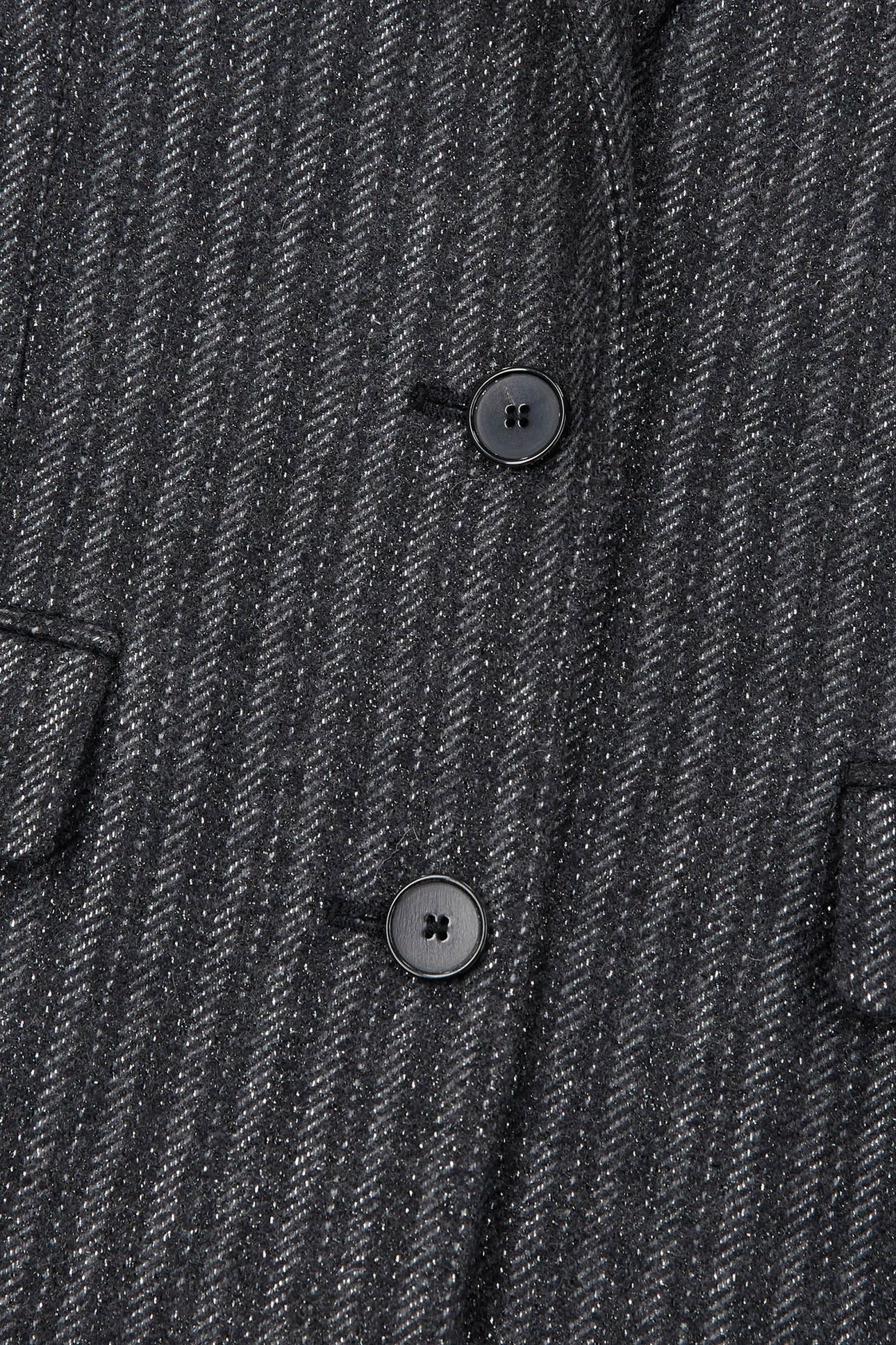 SINGLE CROSSED JACKET BLACK 6
