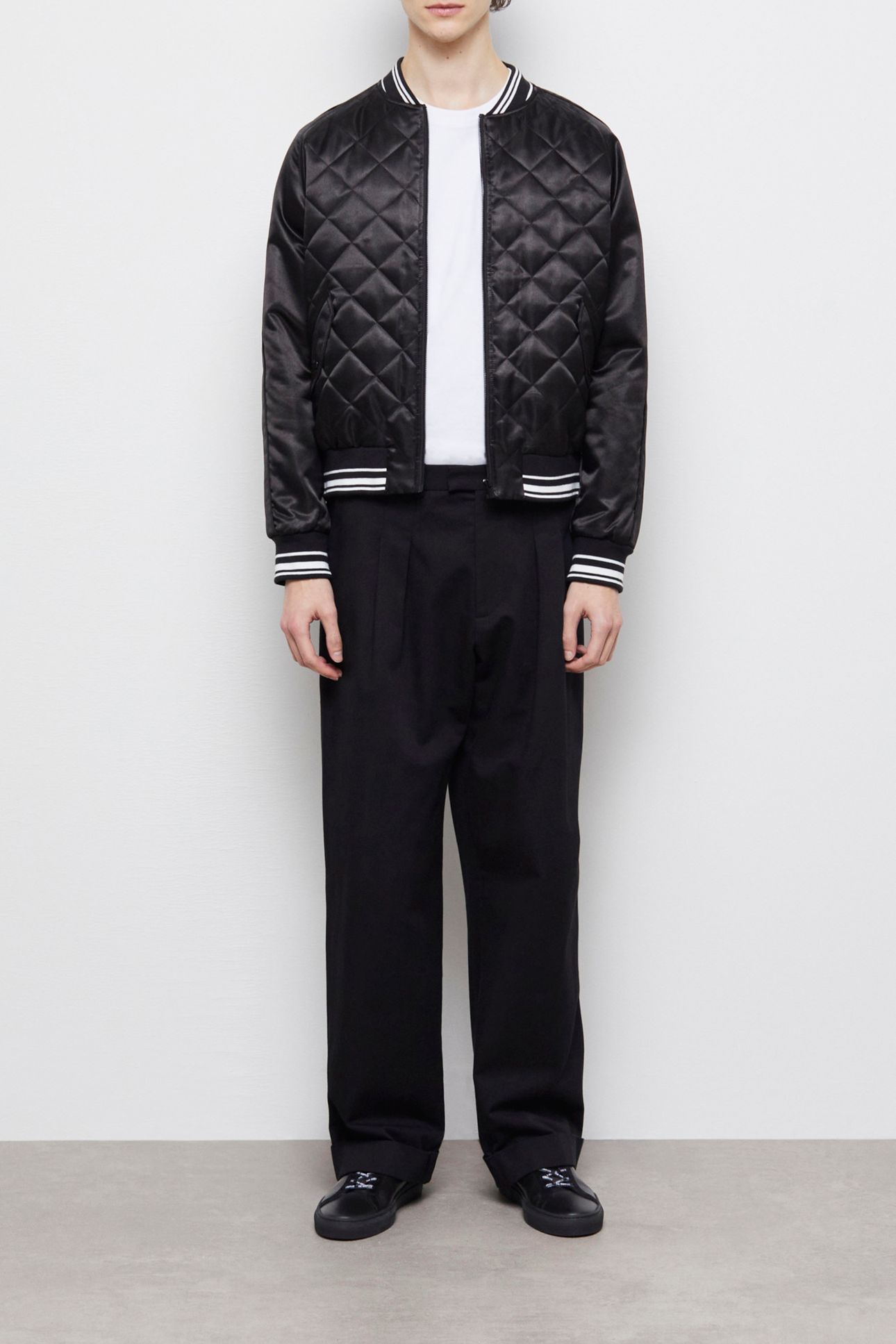 BOMBER EMBROIDERY TIGER BLACK 1