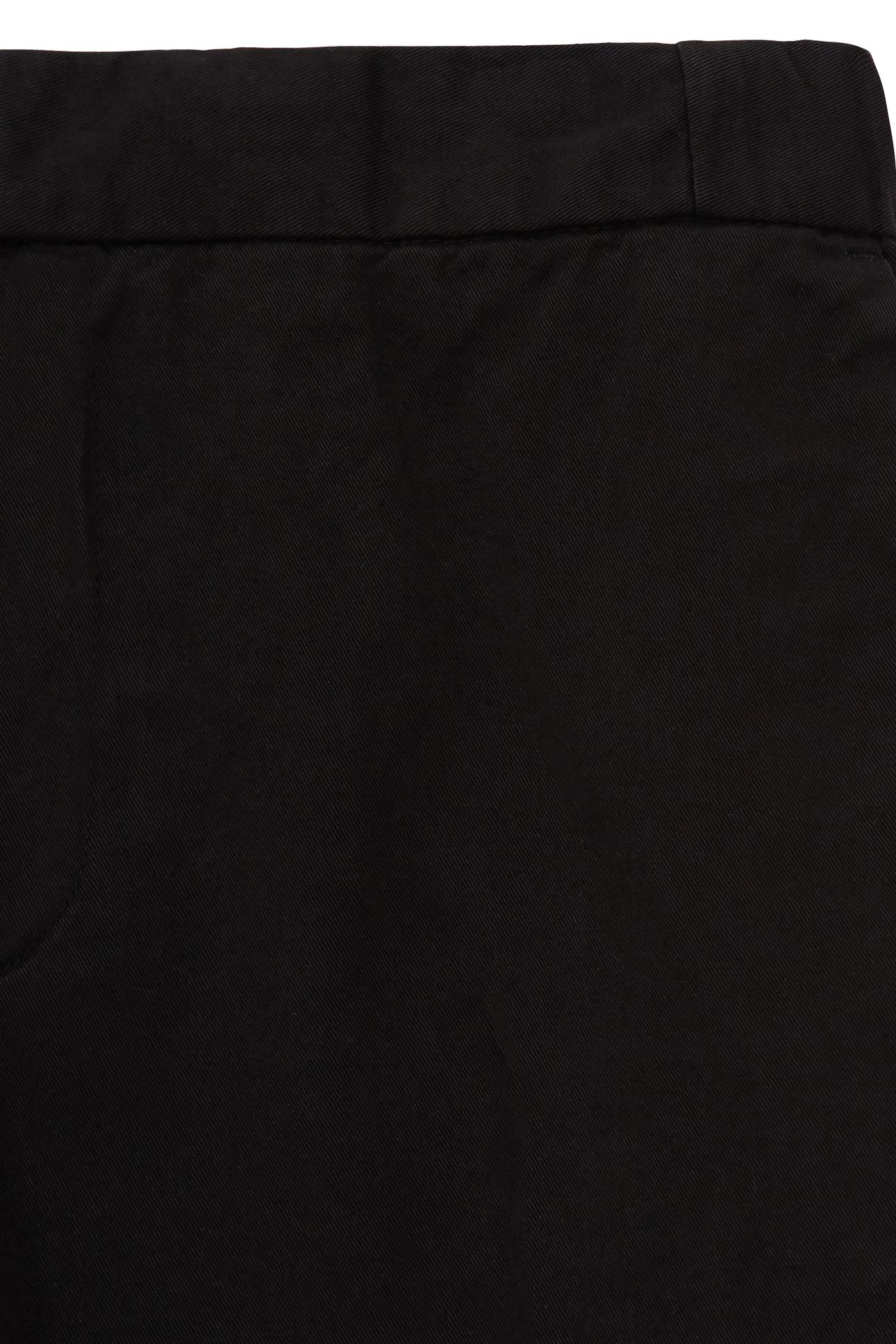 STRAIGHT PANTS WITH SEMI-ELASTICATED WAISTBAND BLACK 6