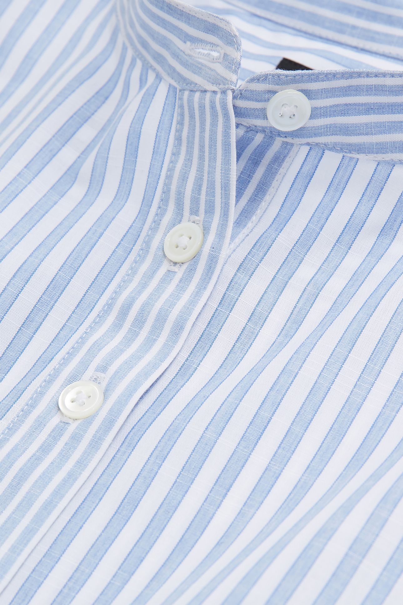 LONG SLEEVE SHIRT WITH CLASSIC COLLAR BLUE WHITE 7