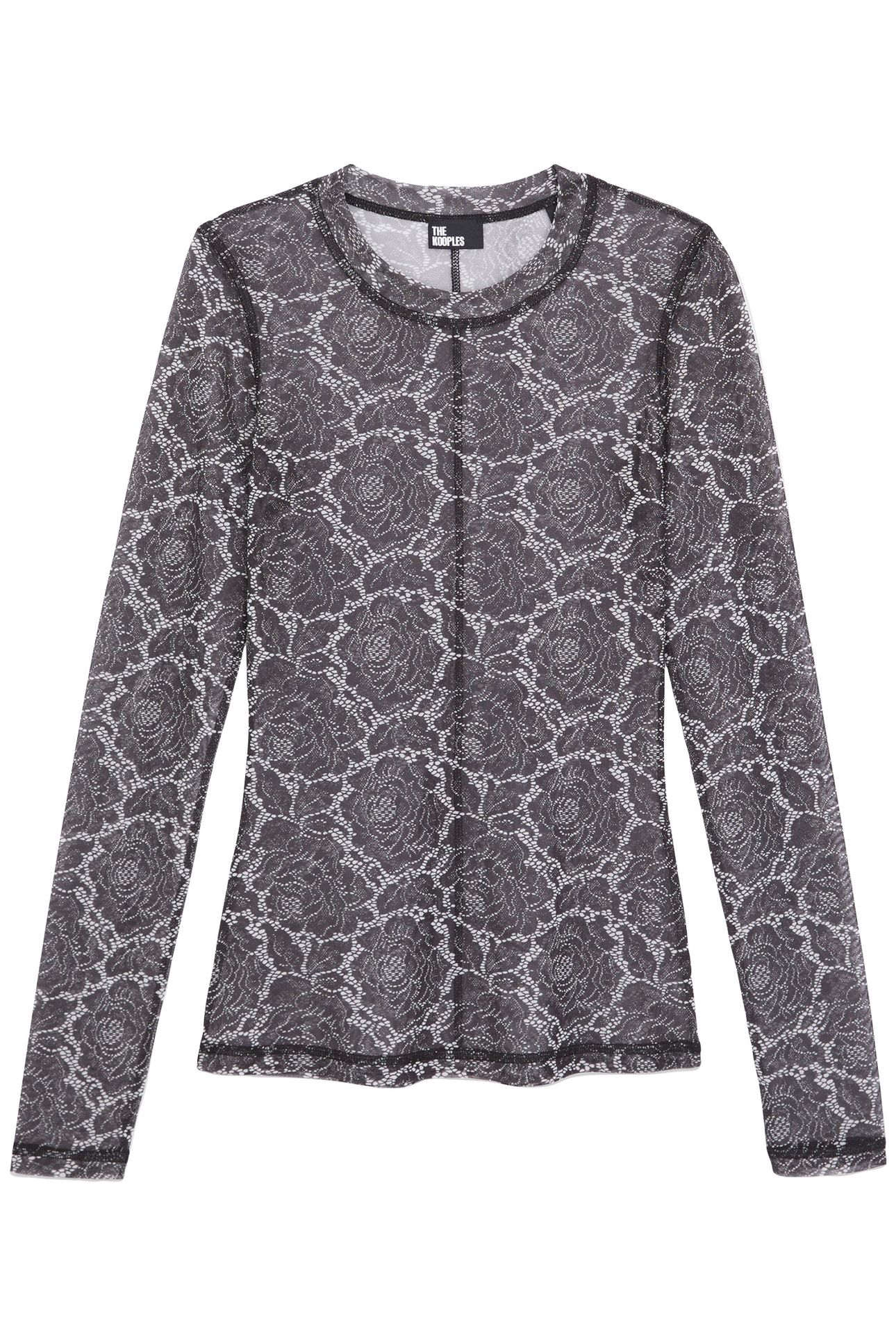 TOP EN MESH AVEC PRINT ALL OVER SNAKE BLACK 4