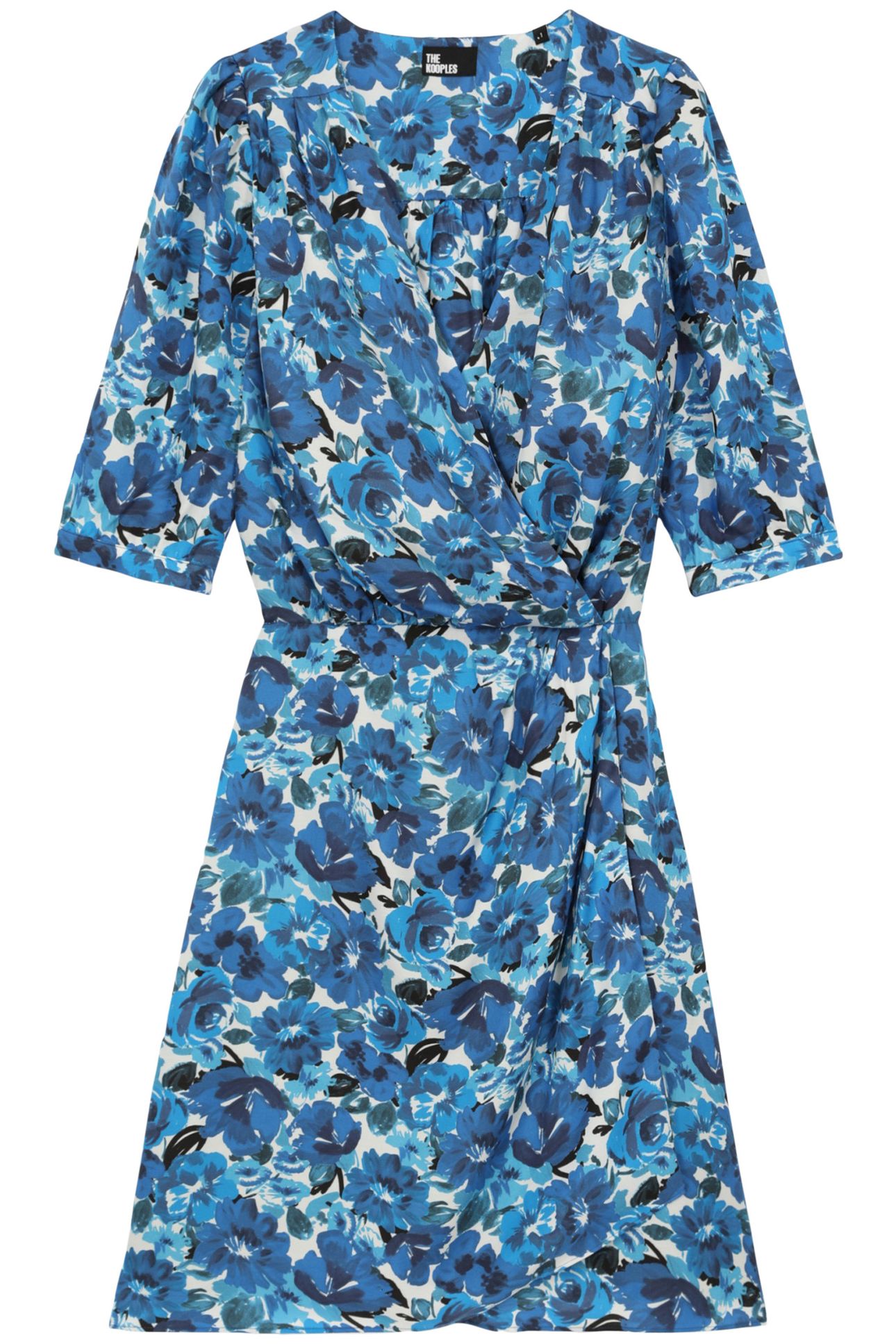 SHORT SLEEVE DRESS BLUE WHITE 3