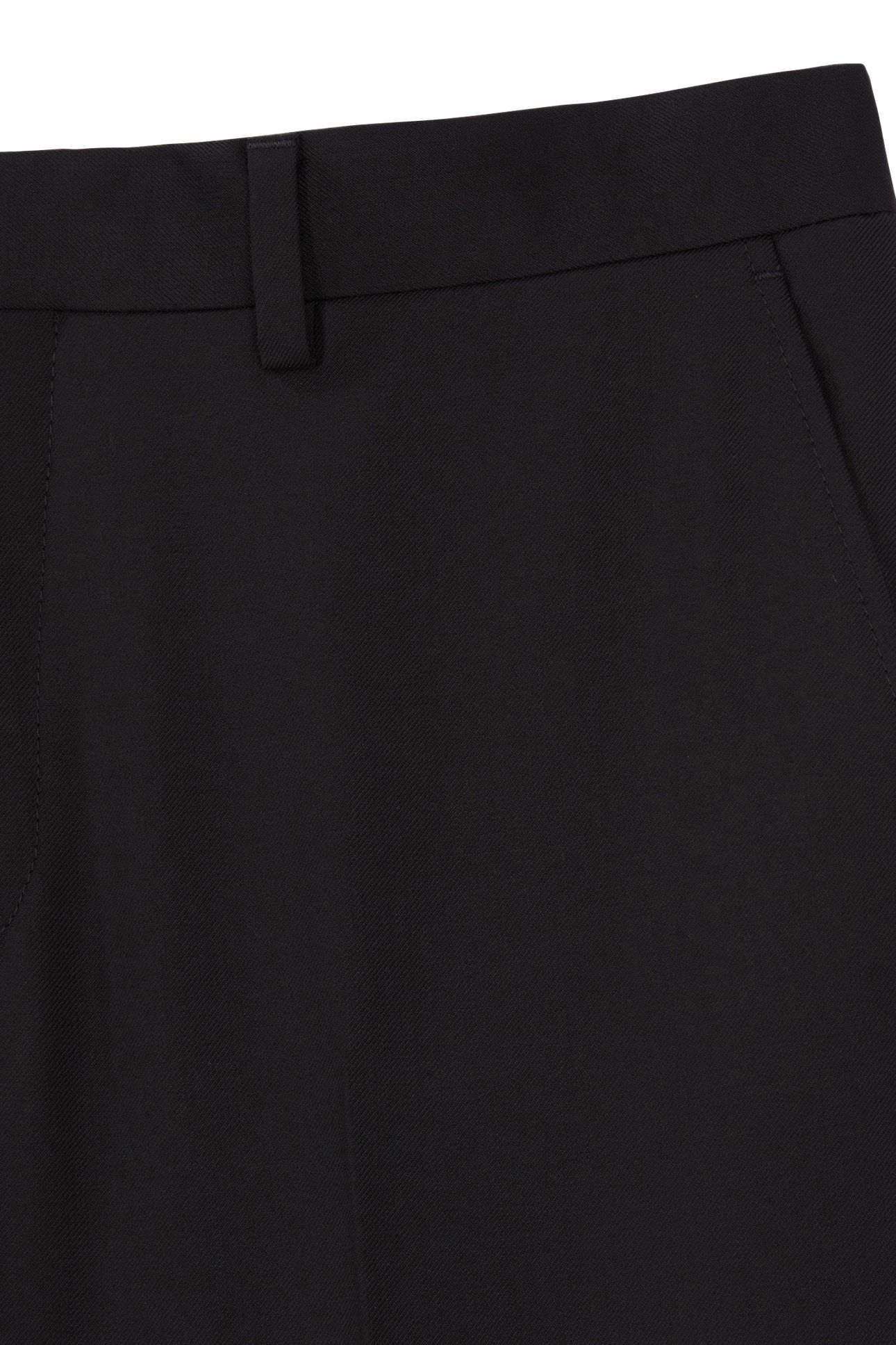 STRAIGHT SUIT TROUSERS BLACK 2