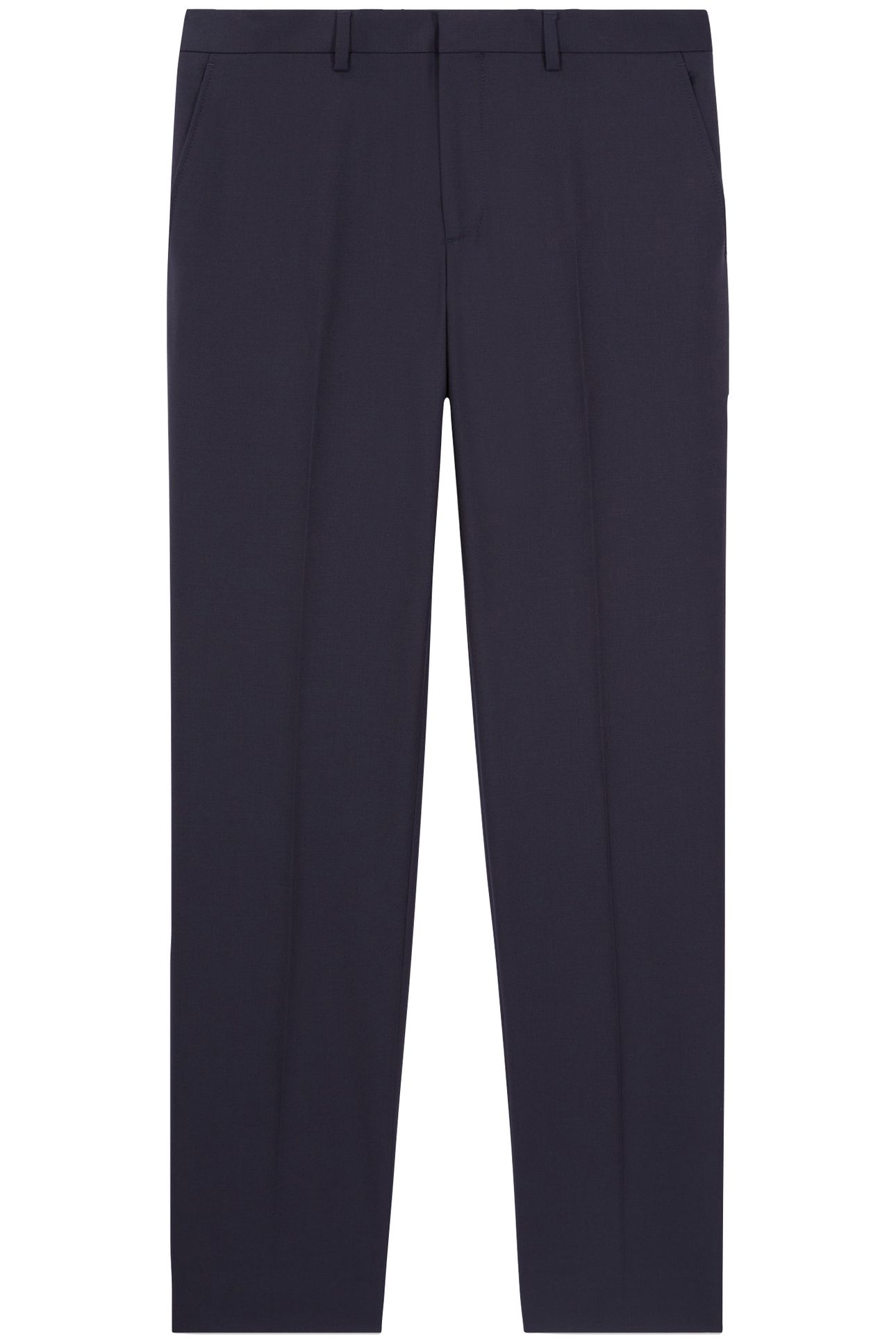 STRAIGHT SUIT TROUSERS NAVY 4