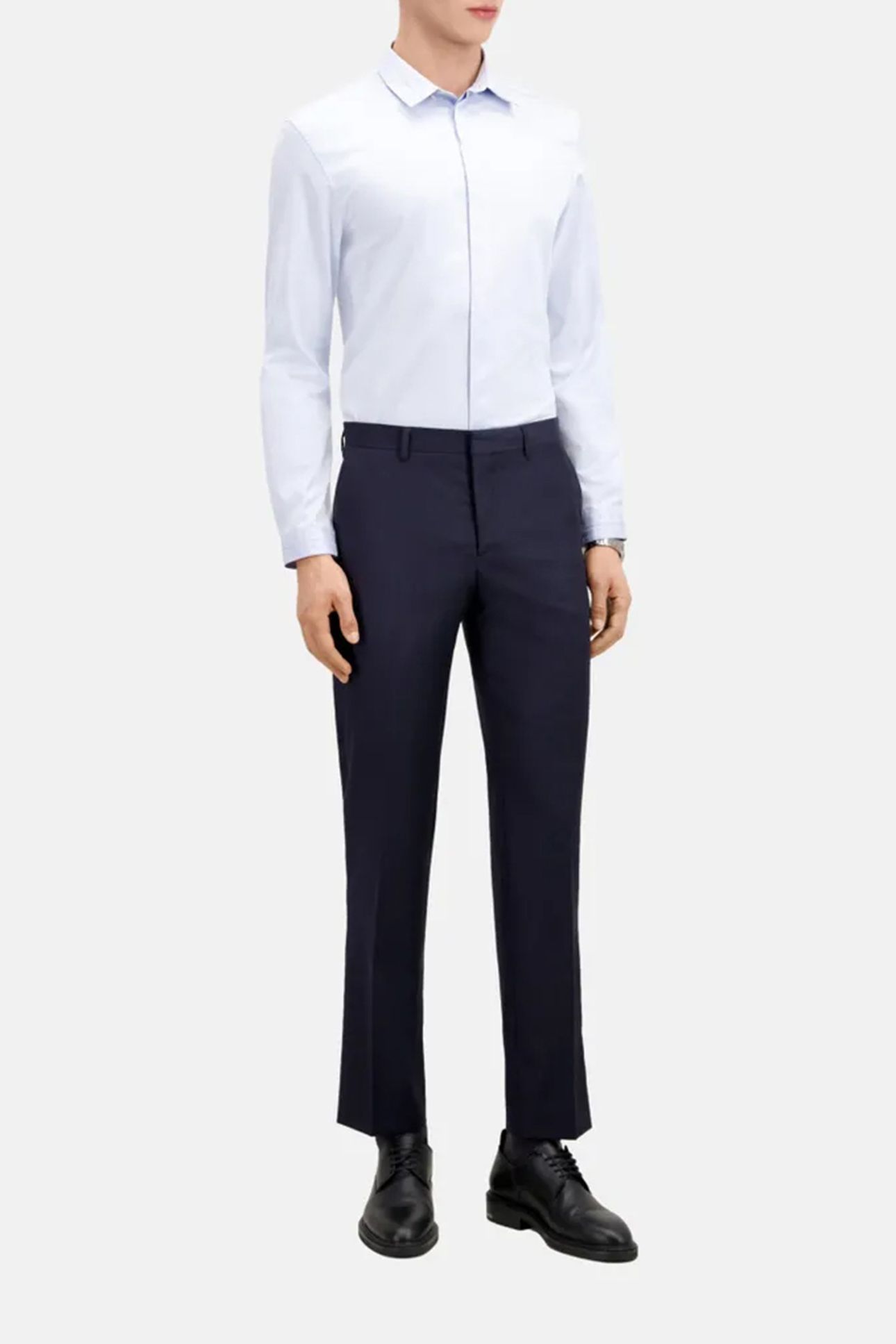 STRAIGHT SUIT TROUSERS NAVY 2