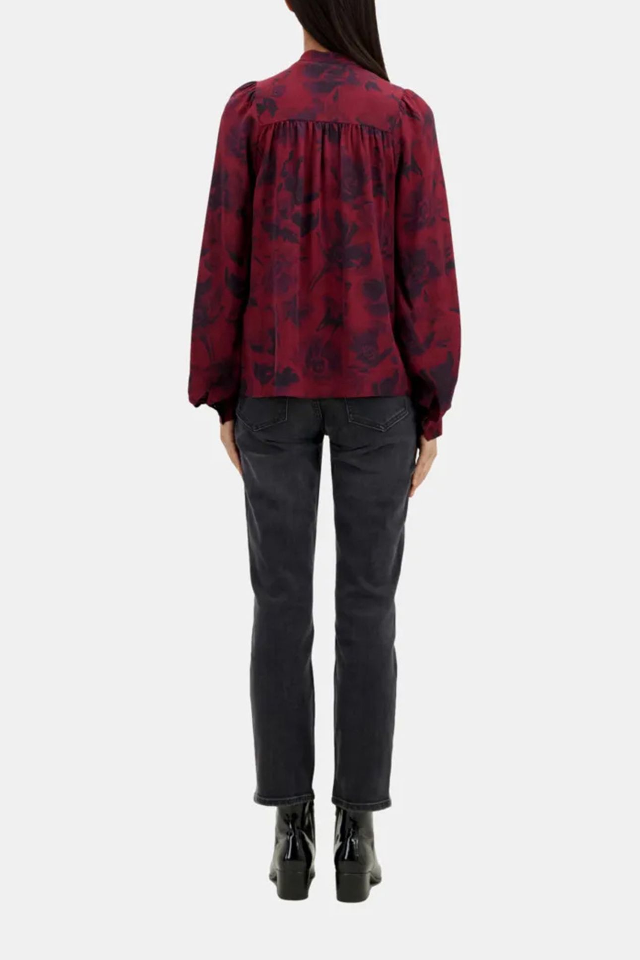 TOP AMPLE ML ENCOLURE V BLACK-BURGUNDY 3