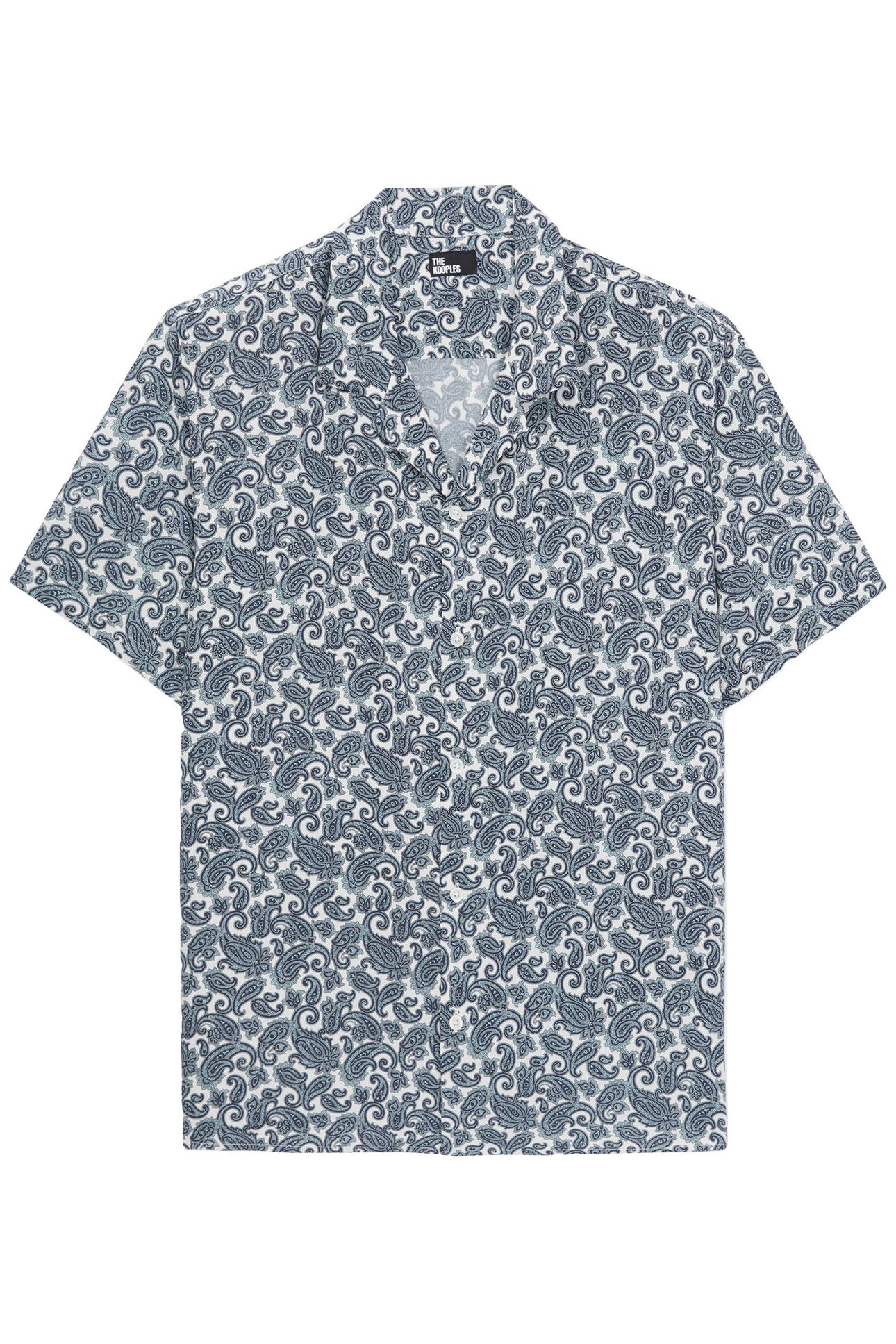WAKO SHORT-SLEEVED SHIRT WHITE-BLUE 3