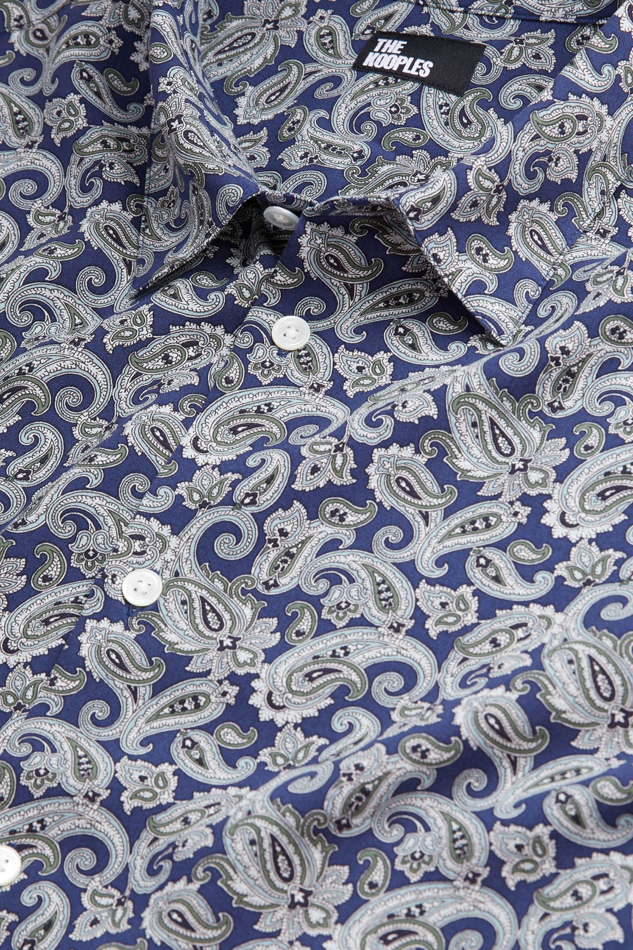 LONG SLEEVE SHIRT WITH CLASSIC COLLAR NAVY/BLUE 7