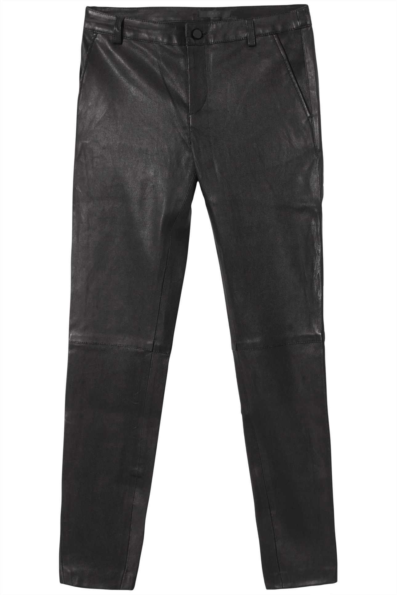 BLACK LAMBSKIN TROUSERS 4