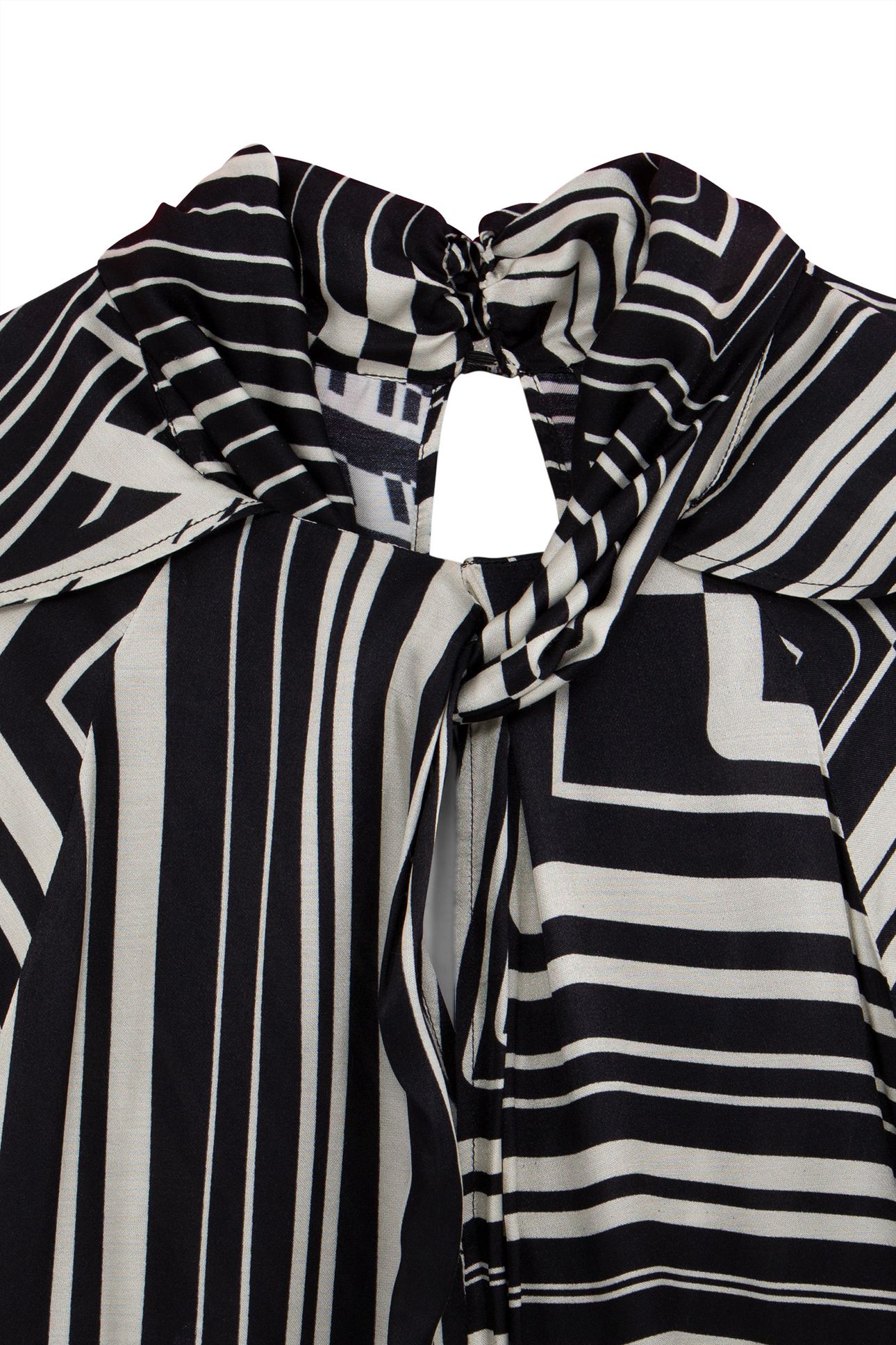 PURE EDITION-BLACK ART DECO LONG DRESS 7