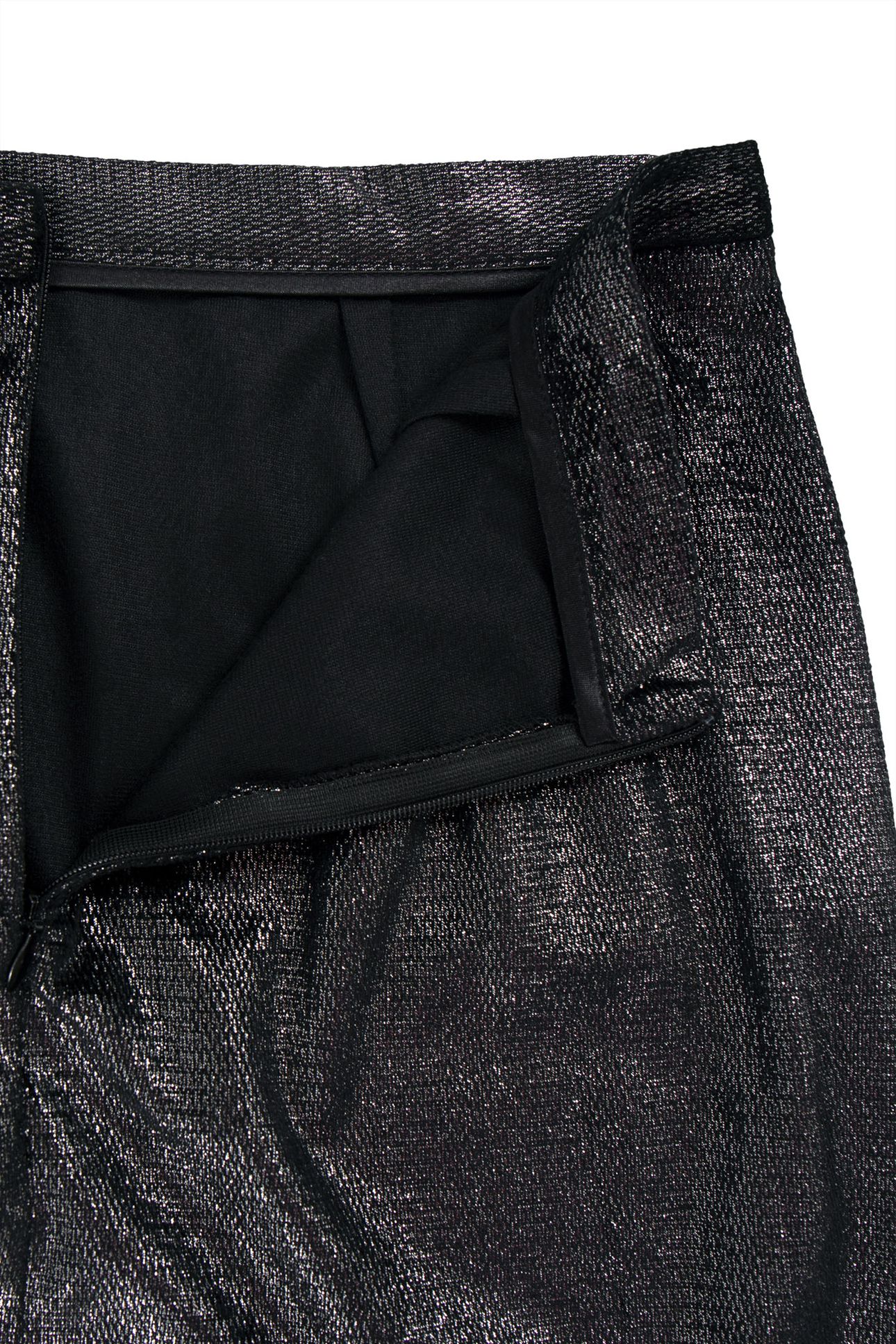 SILVER VELVET MIDI SKIRT 8