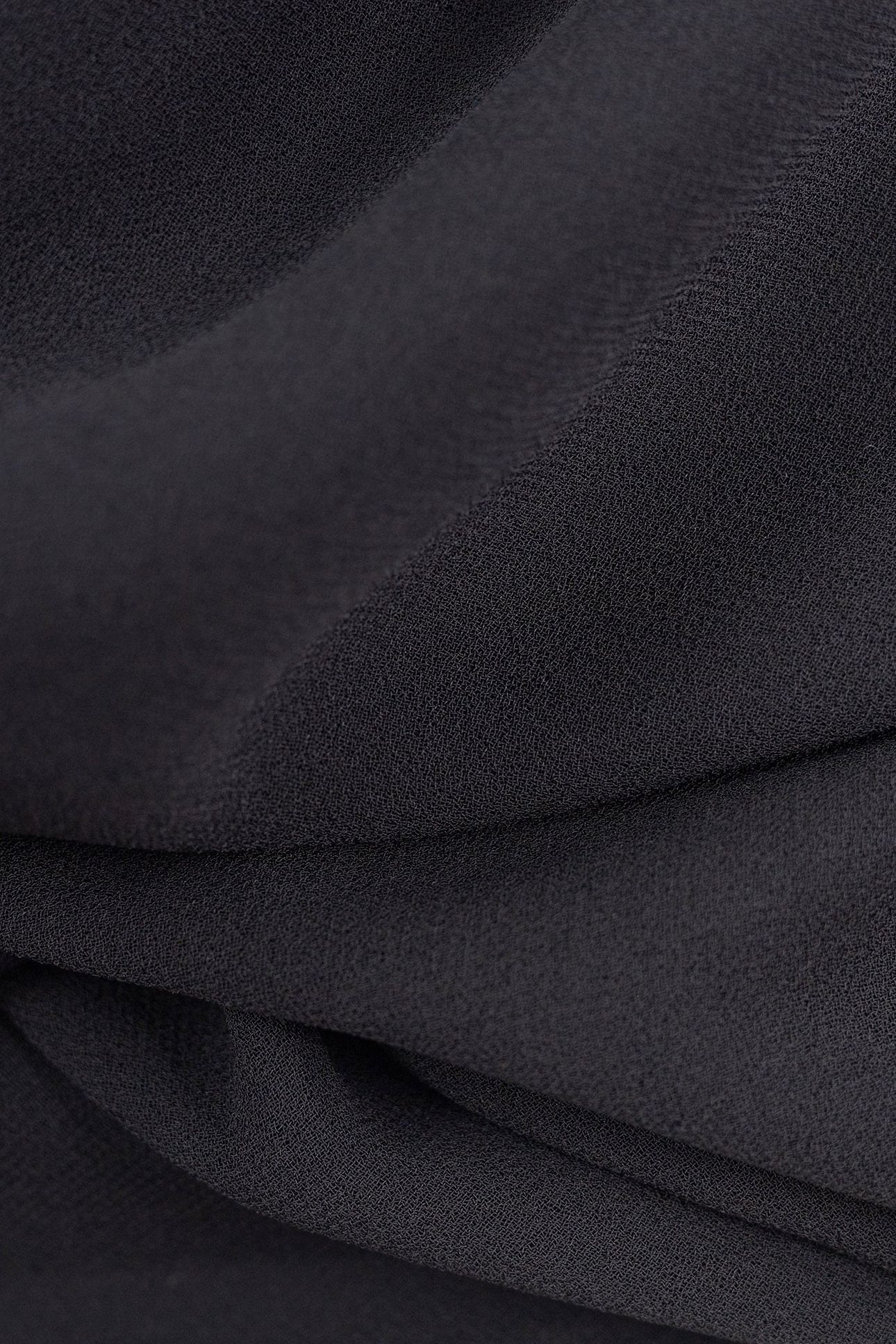 BLACK LONG DRESS WITH LAVALLIÈRE COLLAR 5