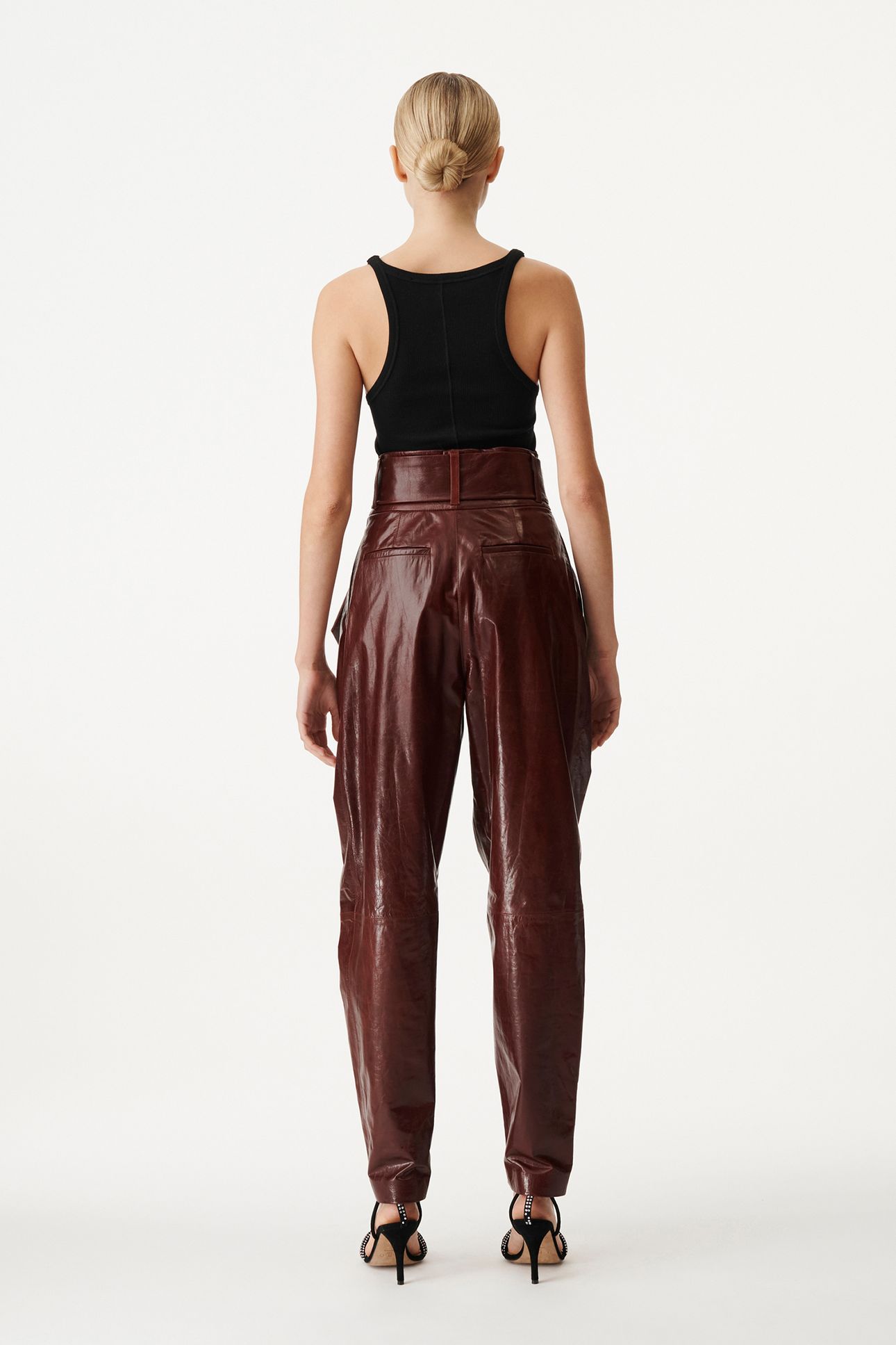 SALIL TROUSER GARNET 2