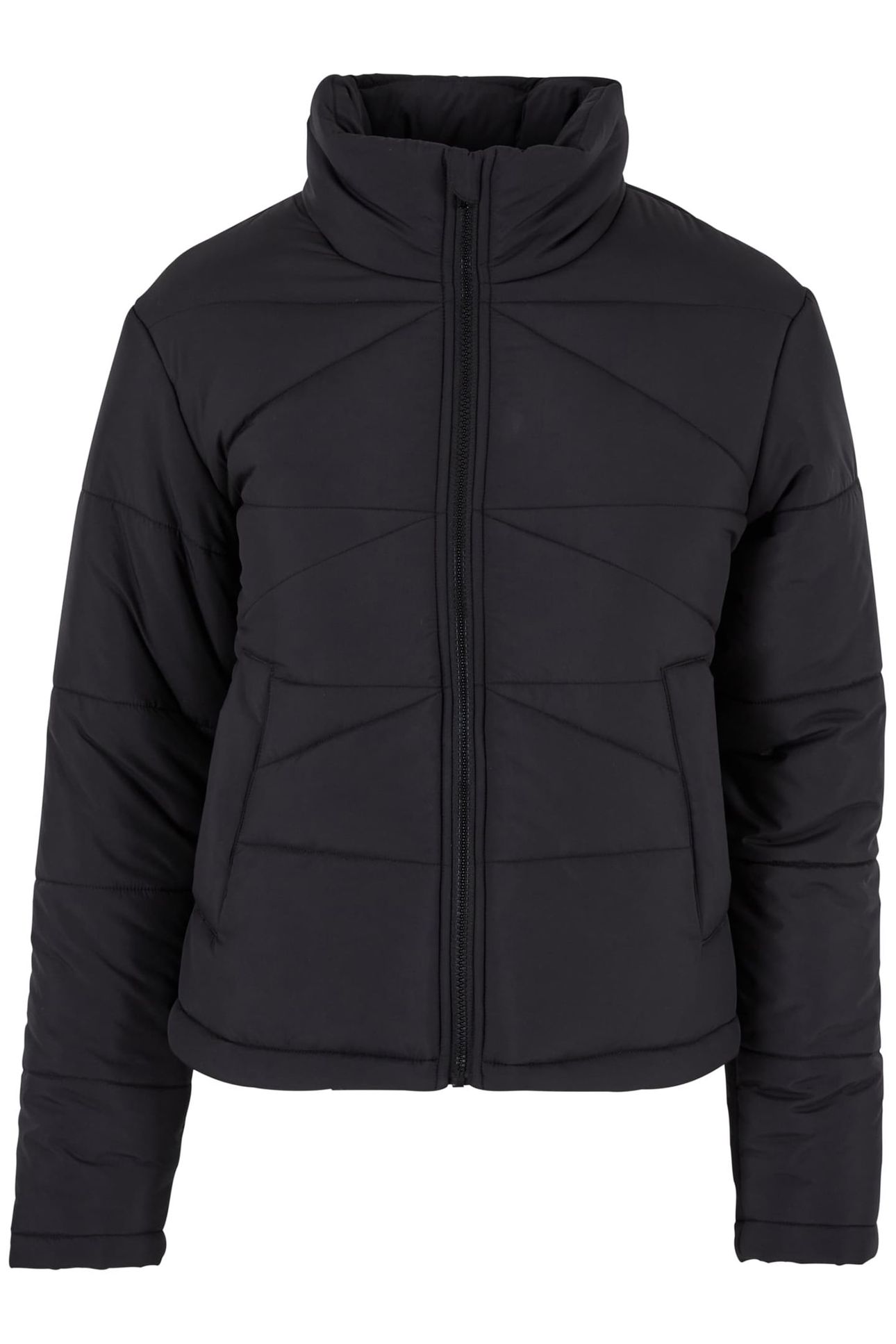 LADIES ARROW PUFFER JACKET BLACK 1