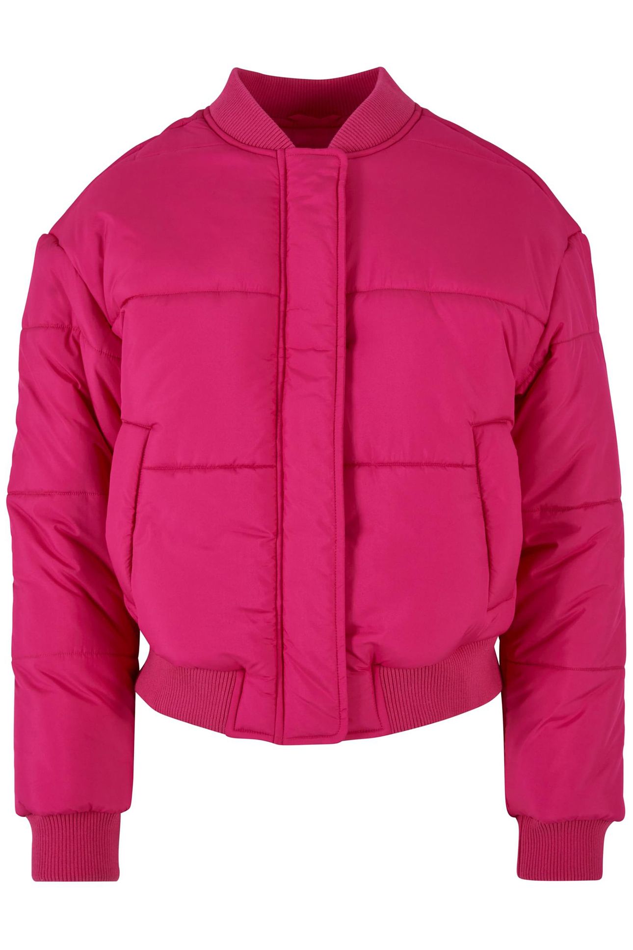 LADIES PUFFER BLOUSON HIBISKUS PINK 1