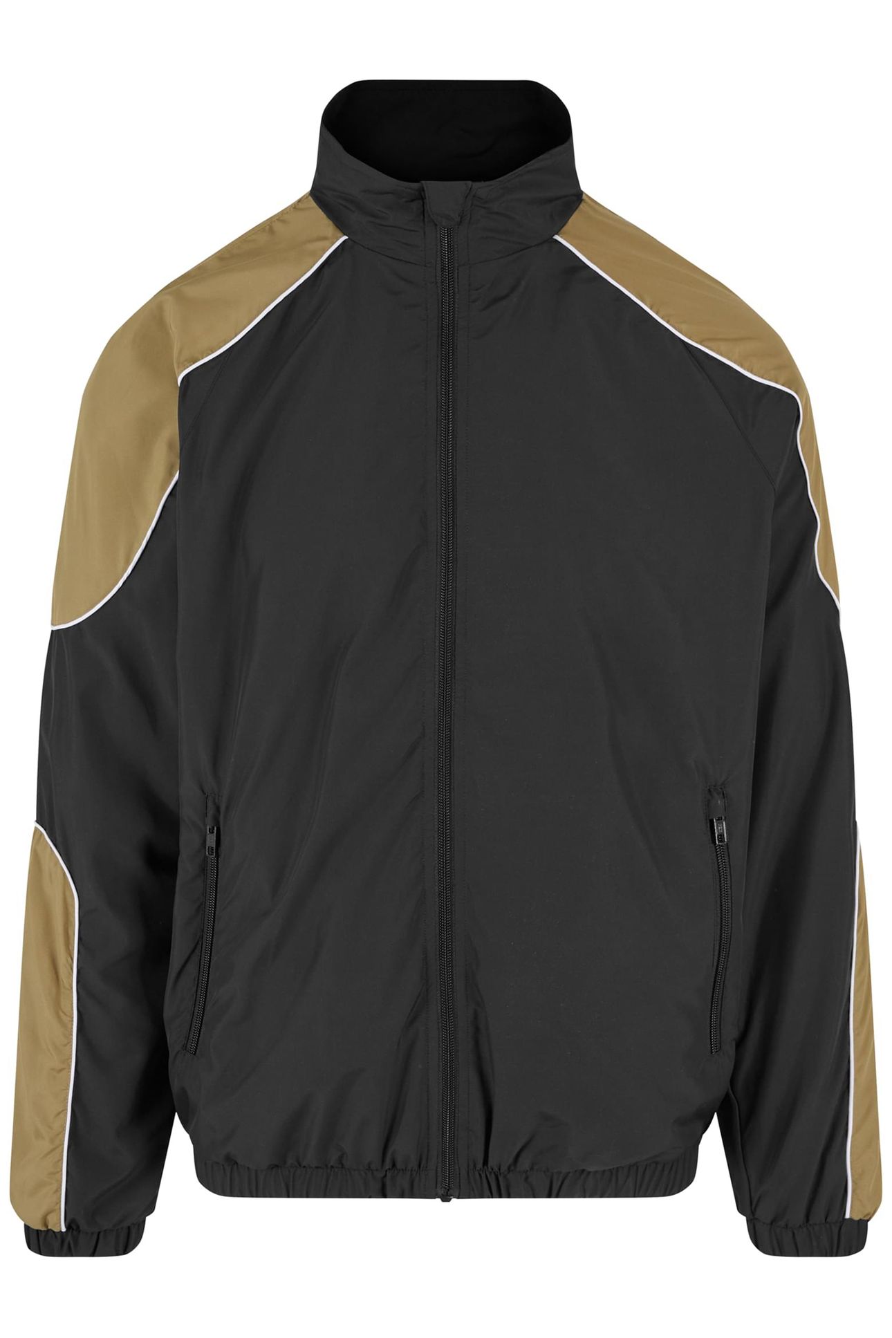 PIPED TRACK JACKET BLACK 1