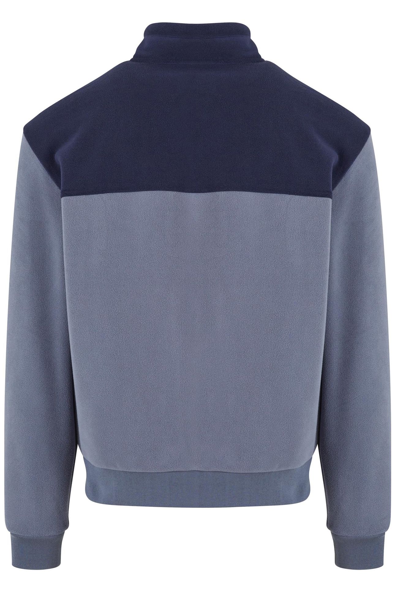 COLOUR BLOCK POLAR FLEECE JACKET NAVY/CLOUD SKY 2