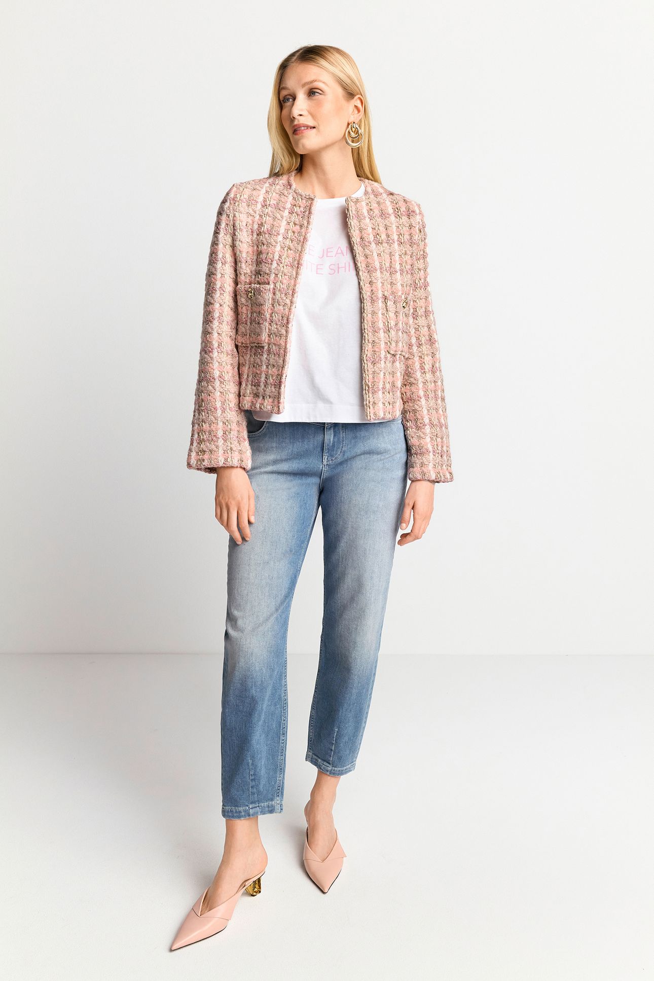 TWEED JACKET ROSE SHADOW 2