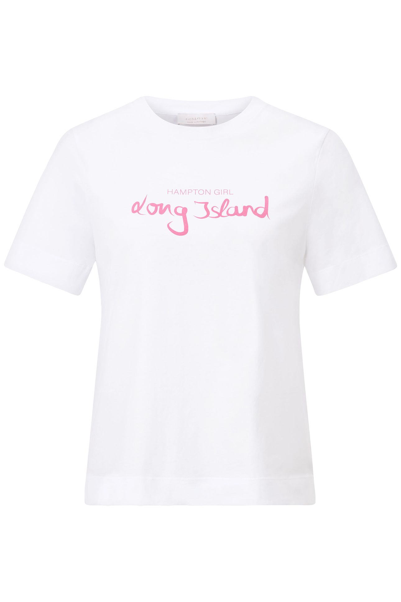 EASY FIT T-SHIRT LONG ISLAND ORGANIC WHITE 4