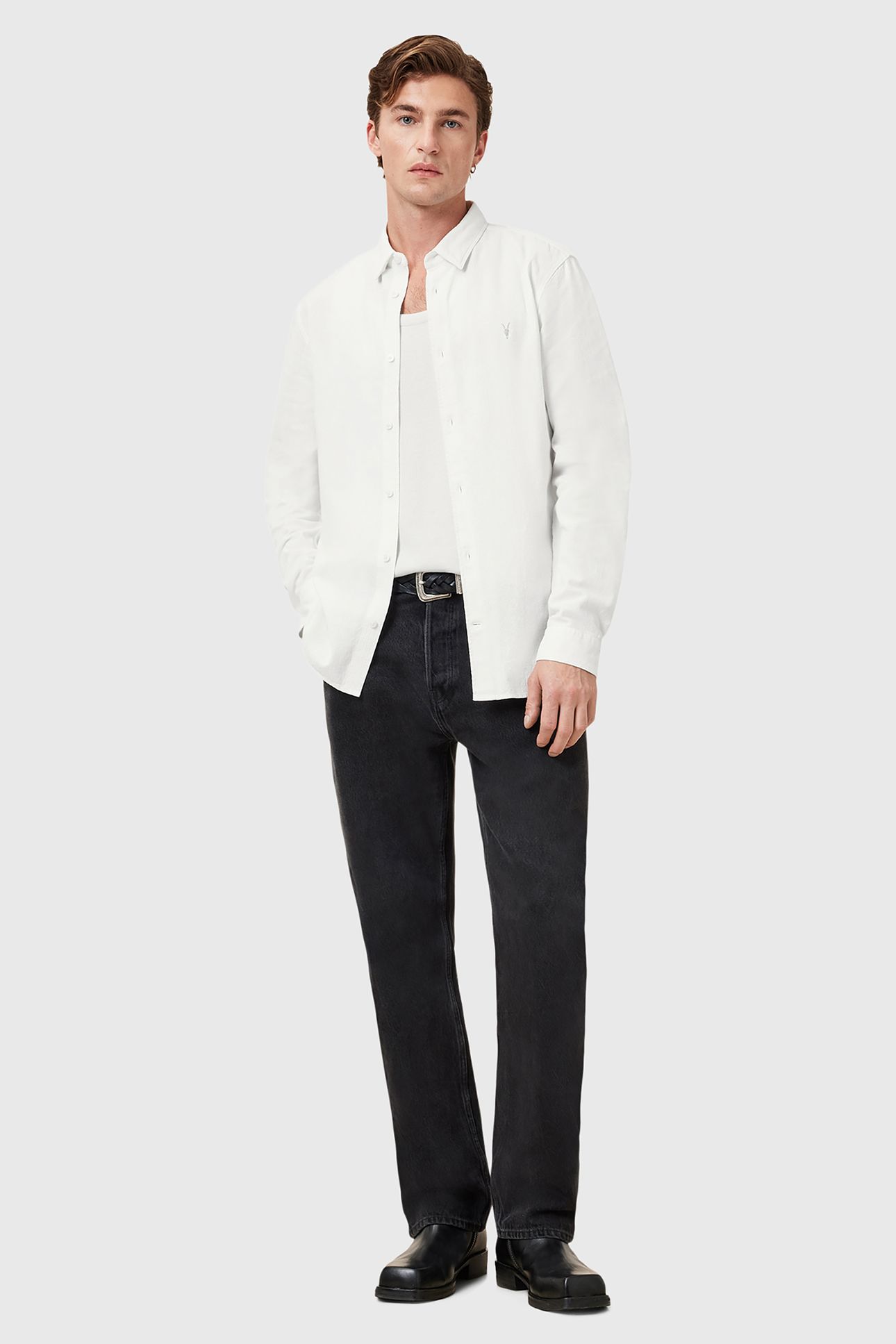 LOVELL LS SHIRT WHITE 3