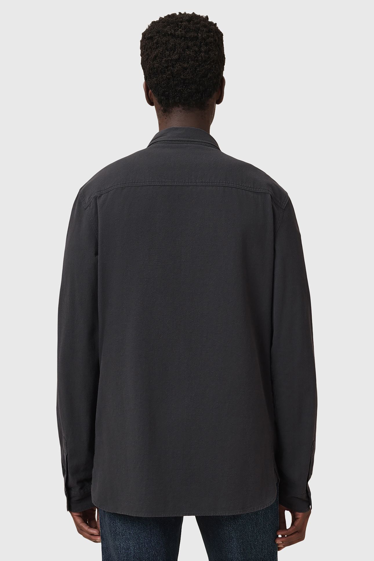 LOVELL LS SHIRT WASHED BLACK 2