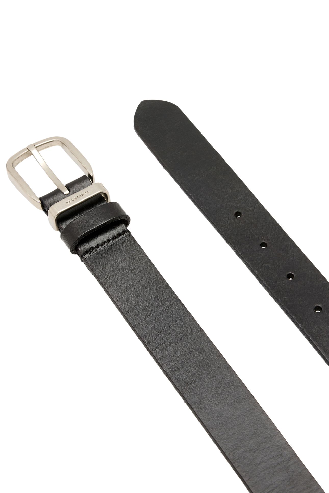 ANGUS BELT BLACK/DULL NICKEL 3