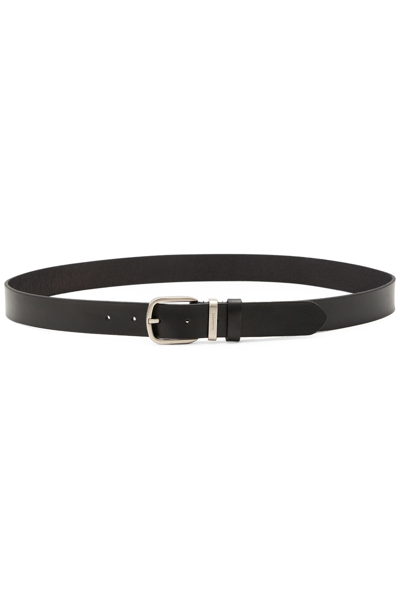 ANGUS BELT BLACK/DULL NICKEL 2