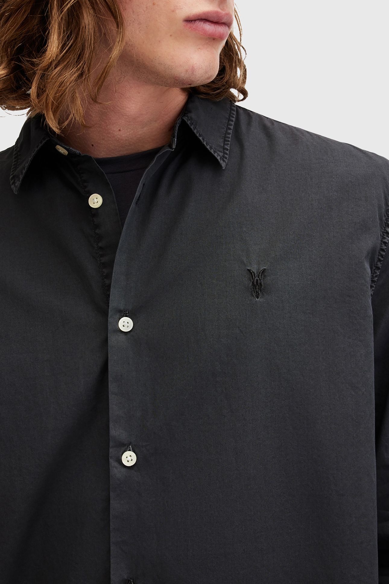 TAHOE LS SHIRT WASHED BLACK 7