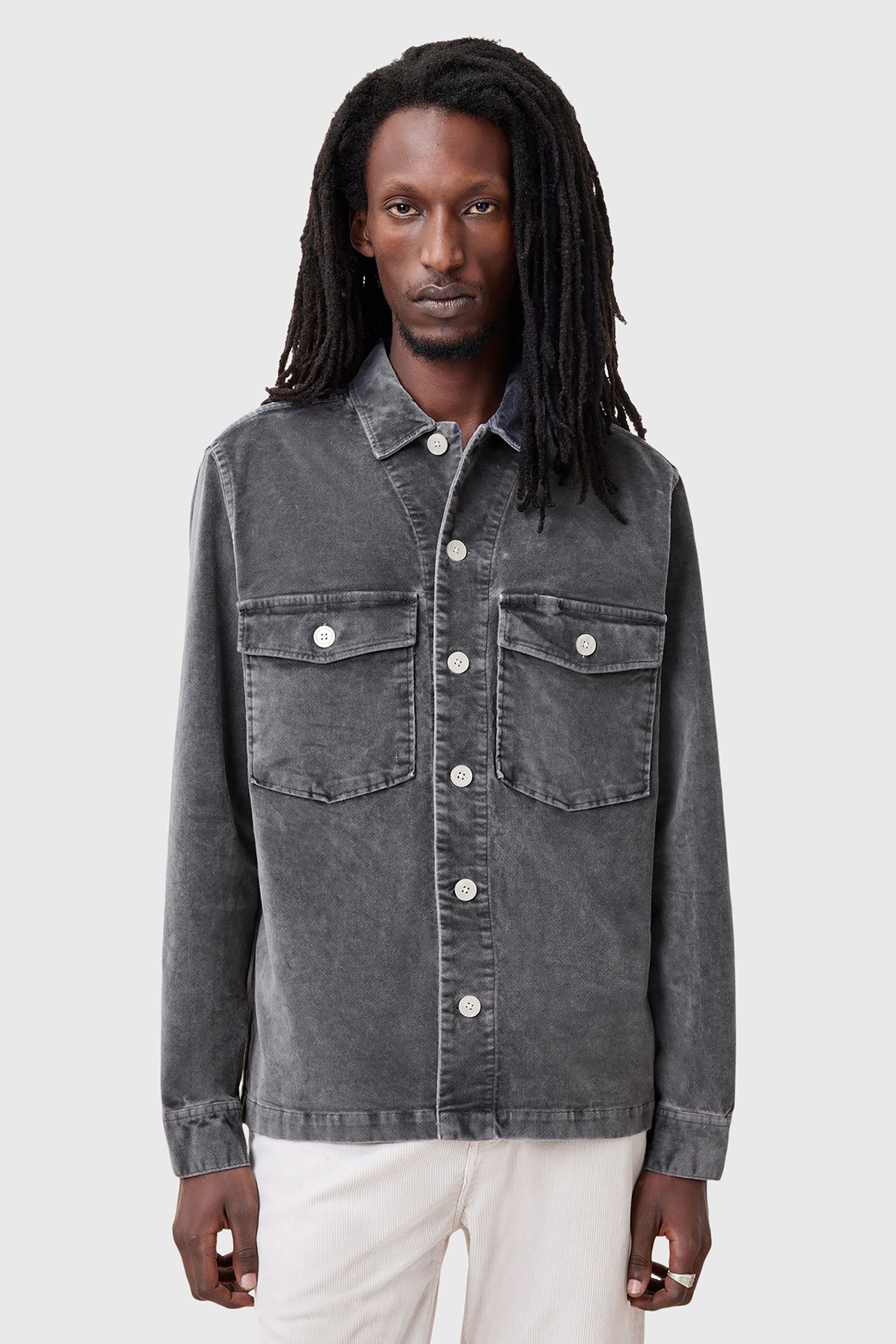 HARRIER LS SHIRT IRON GREY 1