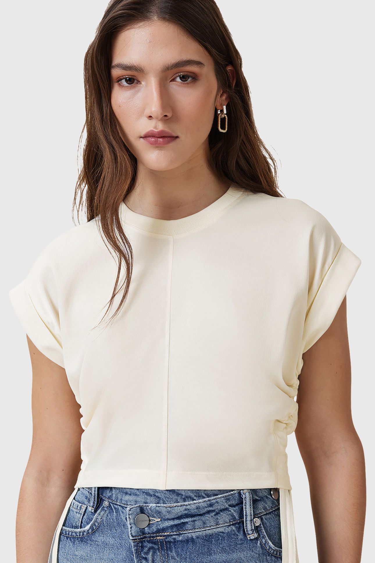 MIRA SATIN TEE TOFU WHITE 6