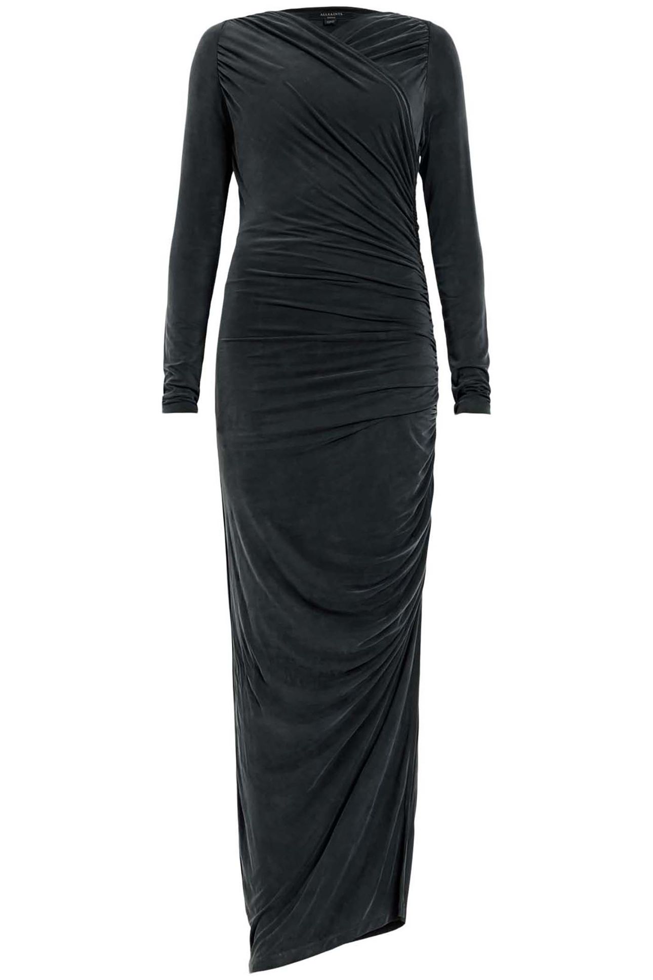 HANAKO CUPRO DRESS BLACK 3