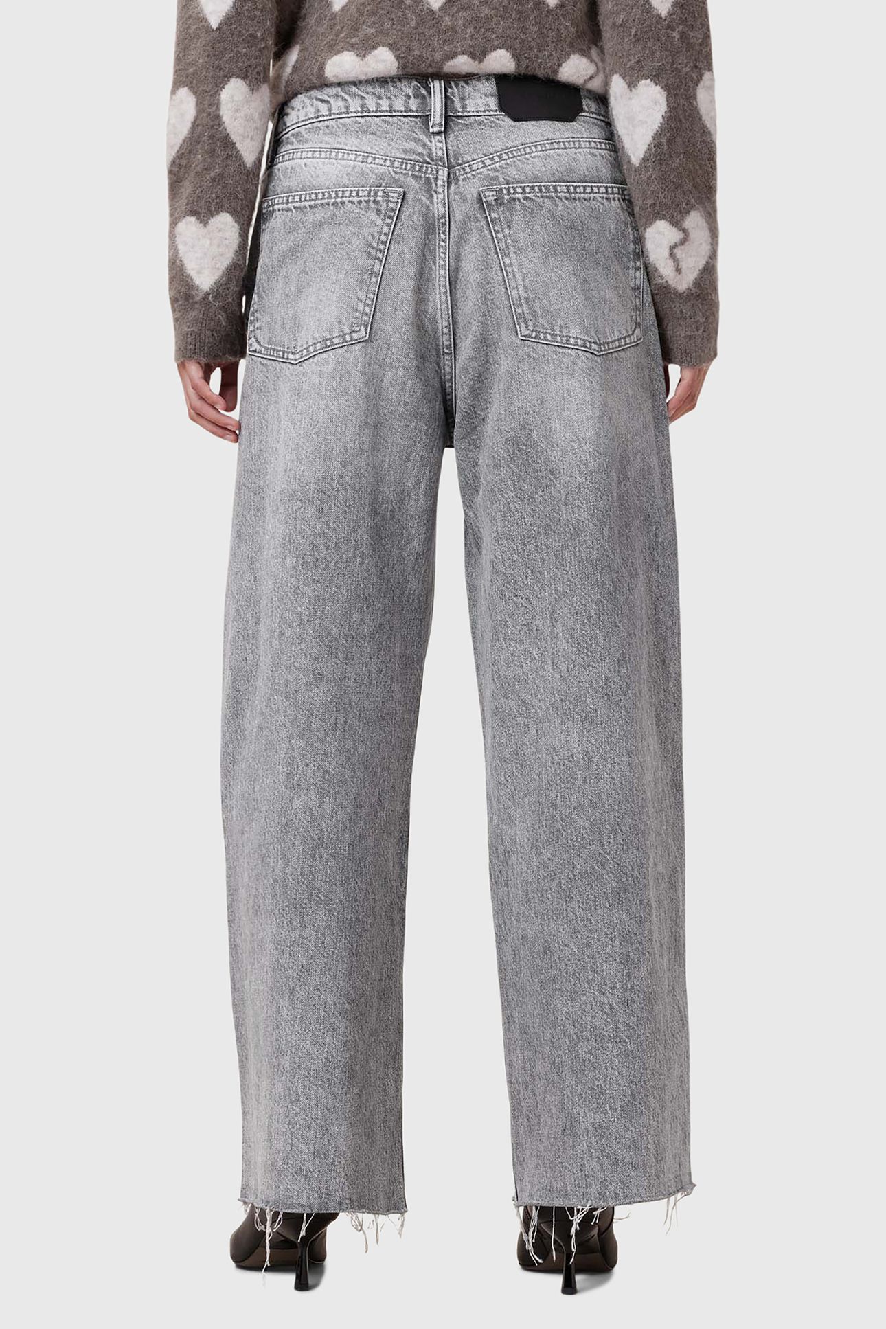 AKI CROSSOVER JEAN WASHED GREY 2