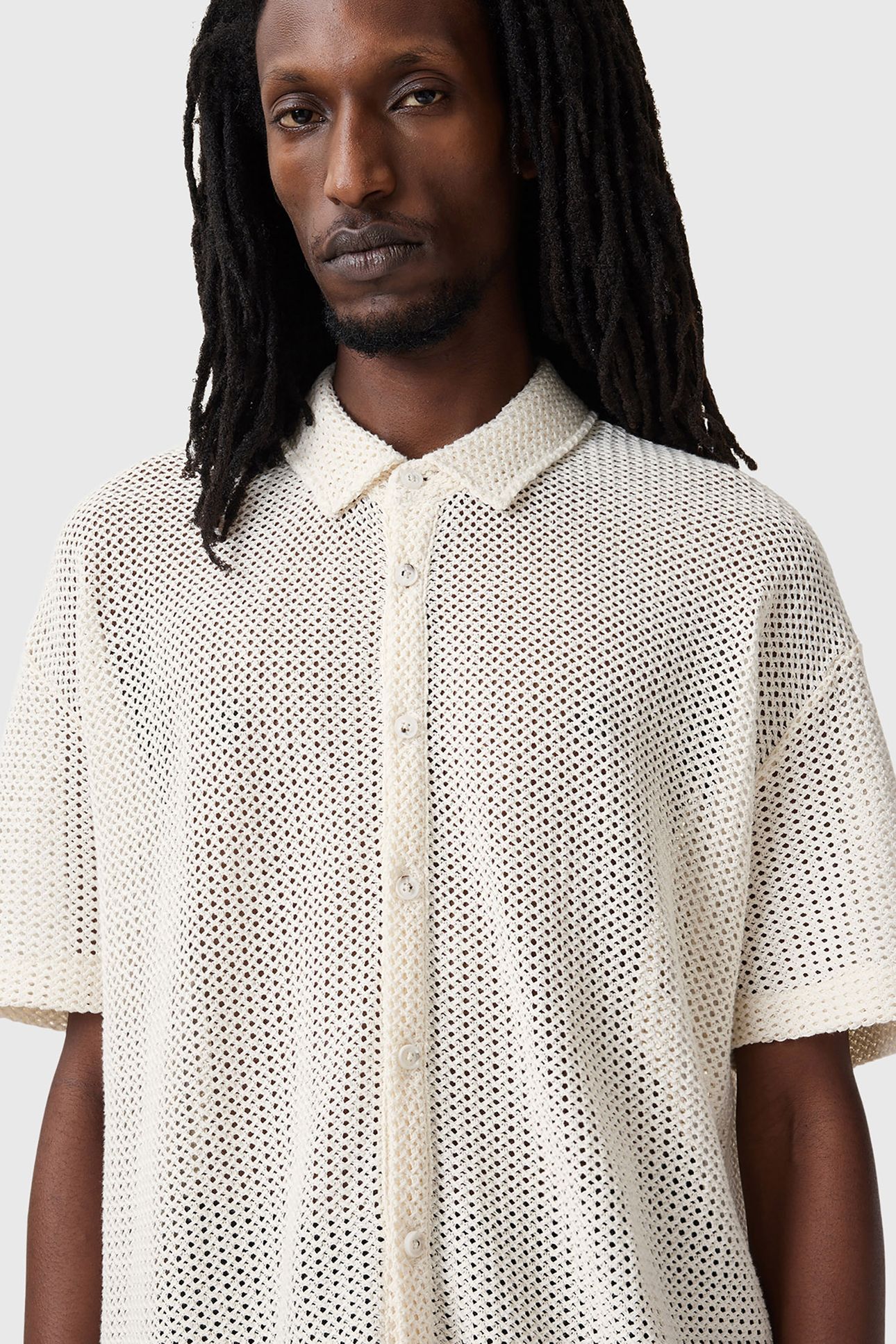 MUNROE SS SHIRT CHALK WHITE 7