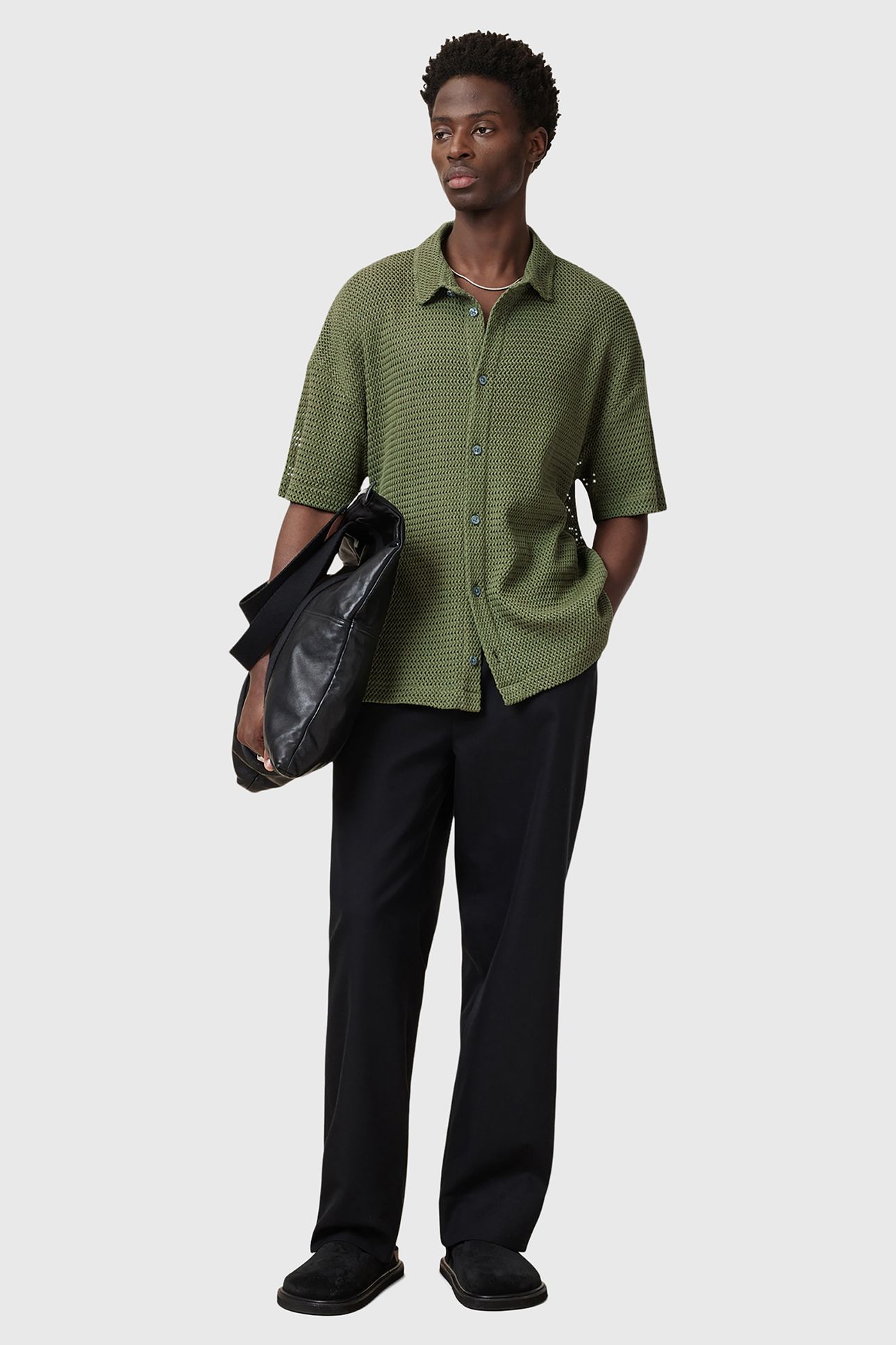 MUNROE SS SHIRT EDEN GREEN 5