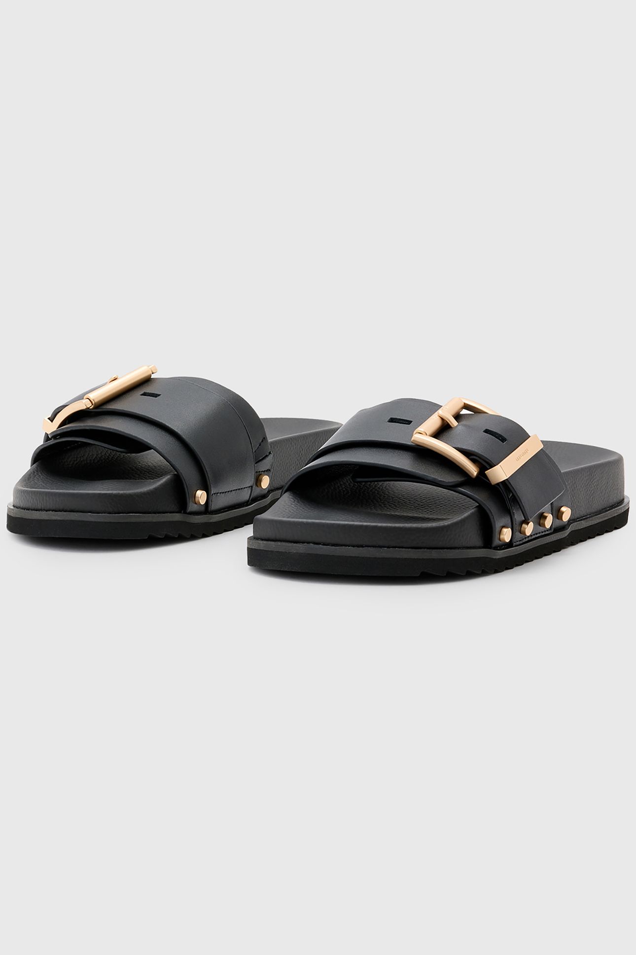 ELLIE STUD SLIDER BLACK 3