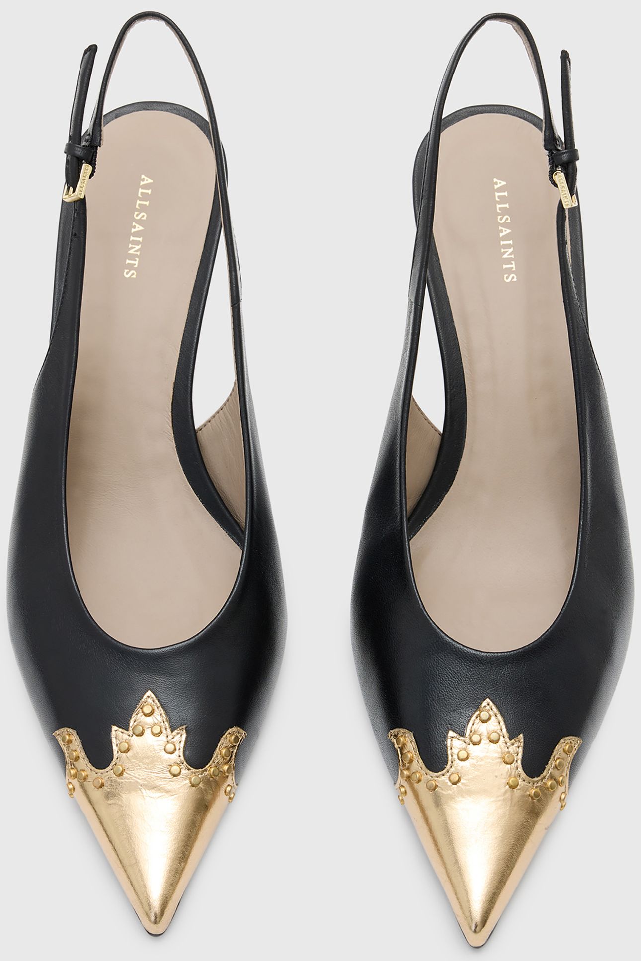 DENVER SLINGBACK BLACK/GOLD 3