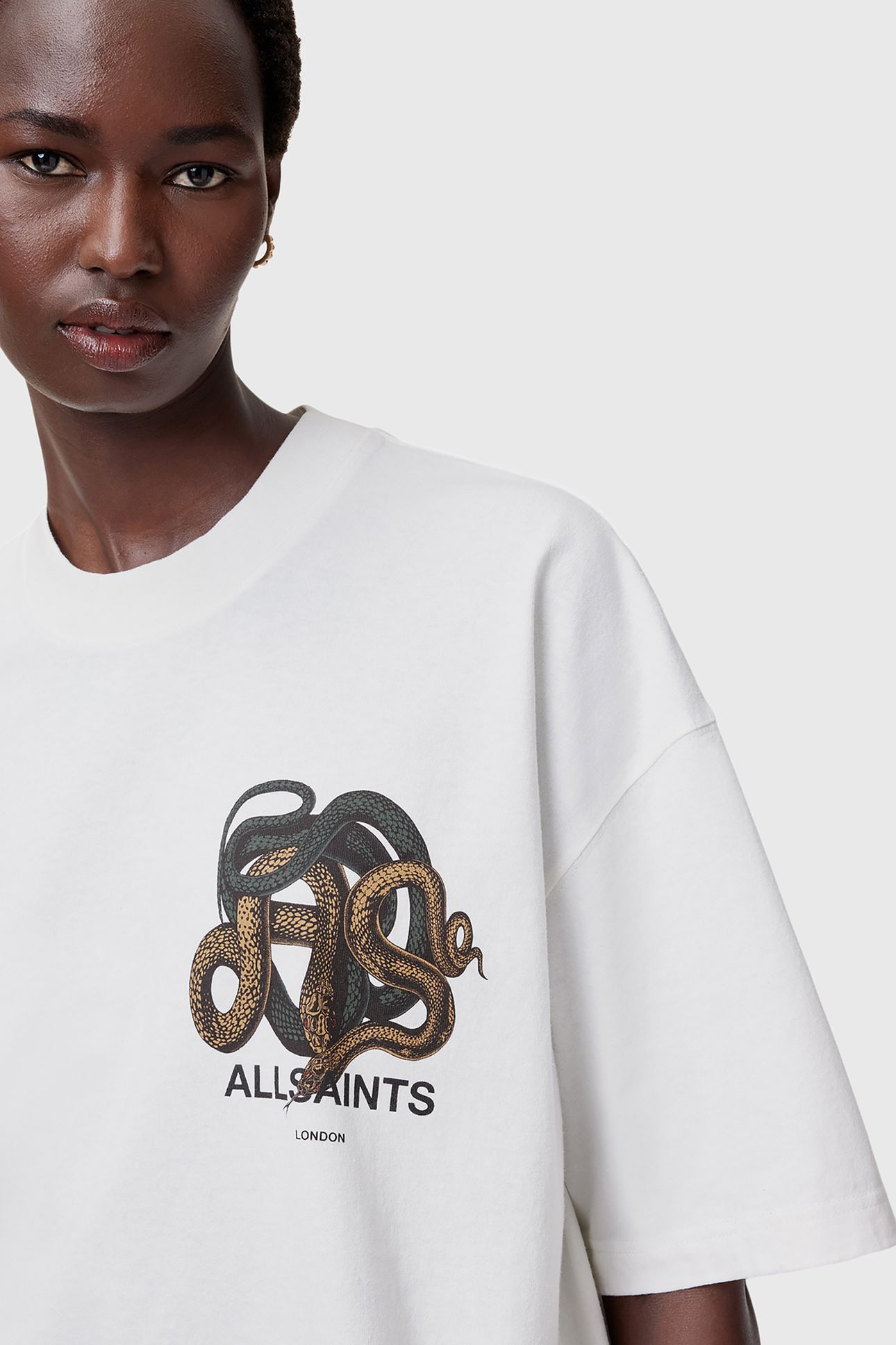 RETICULATE ETTA TEE CHALK WHITE 6
