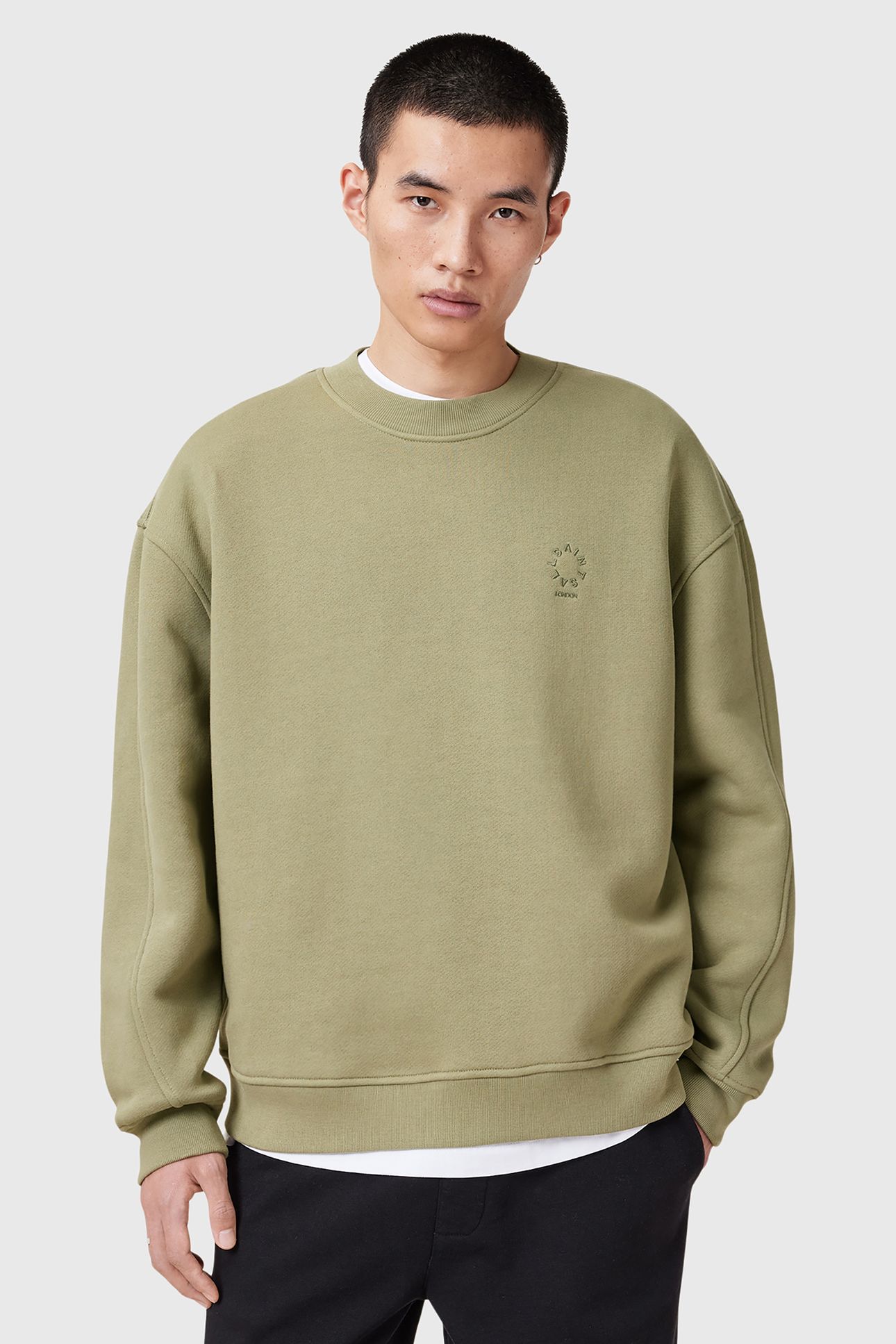 HAVEN CREW LIGHT ASH GREEN 1