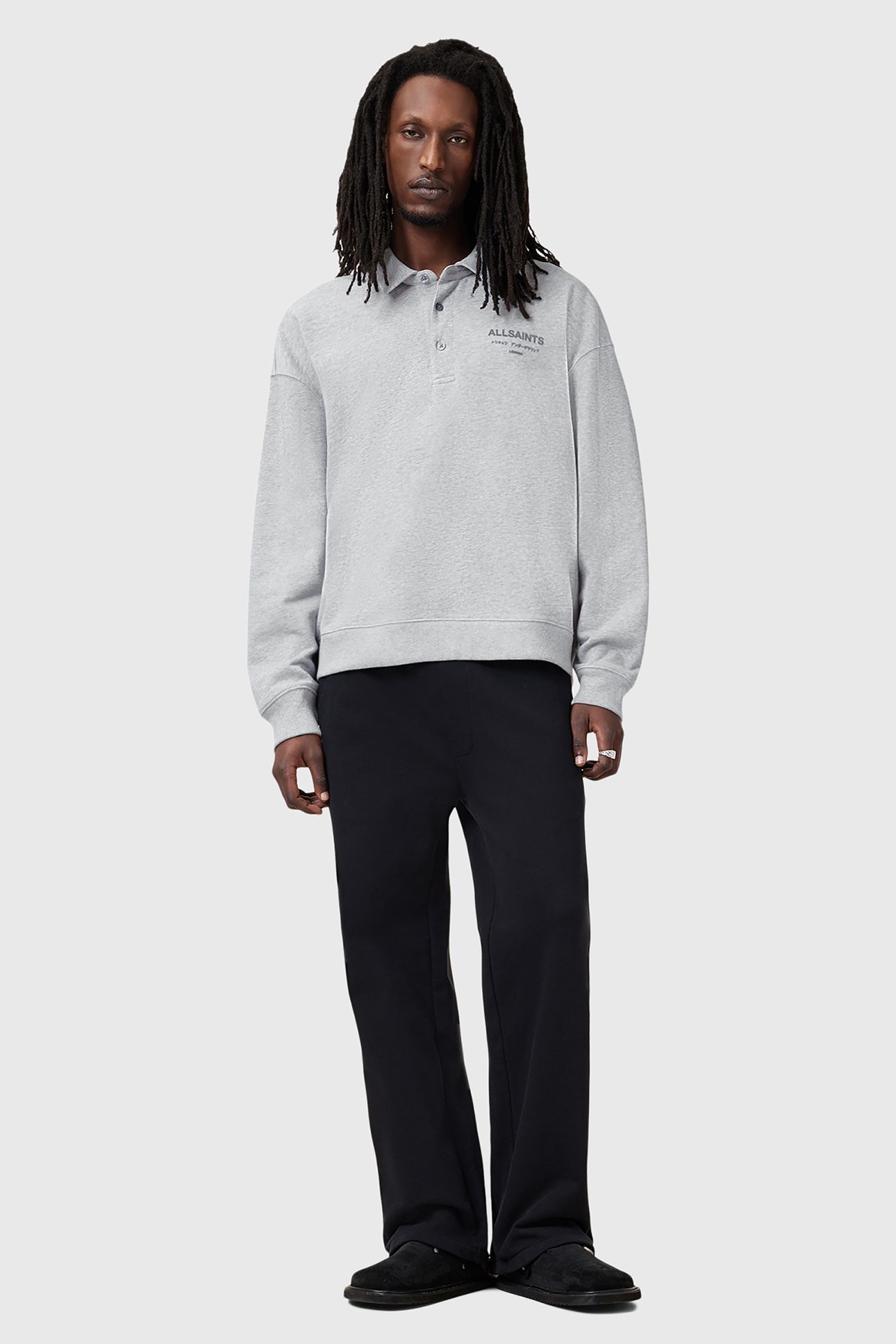 XANDER SWEAT POLO GREY MARL 3