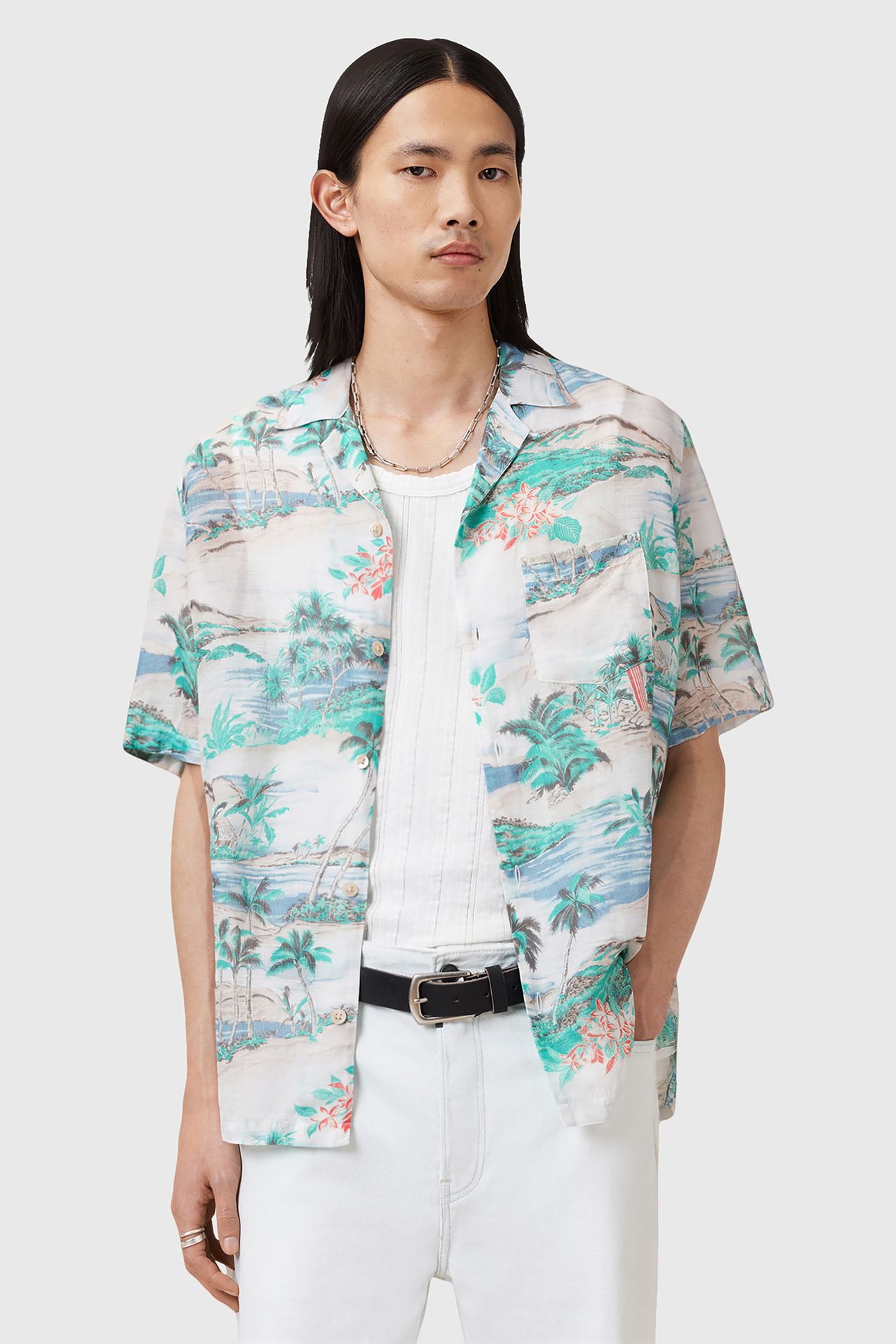 BIARRITZ SS SHIRT FROSTED WHITE 5