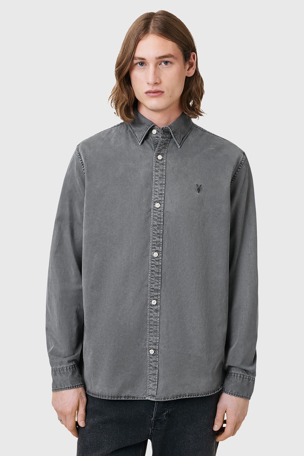 BODHI LS OVERSHIRT PILLAR GREY 5