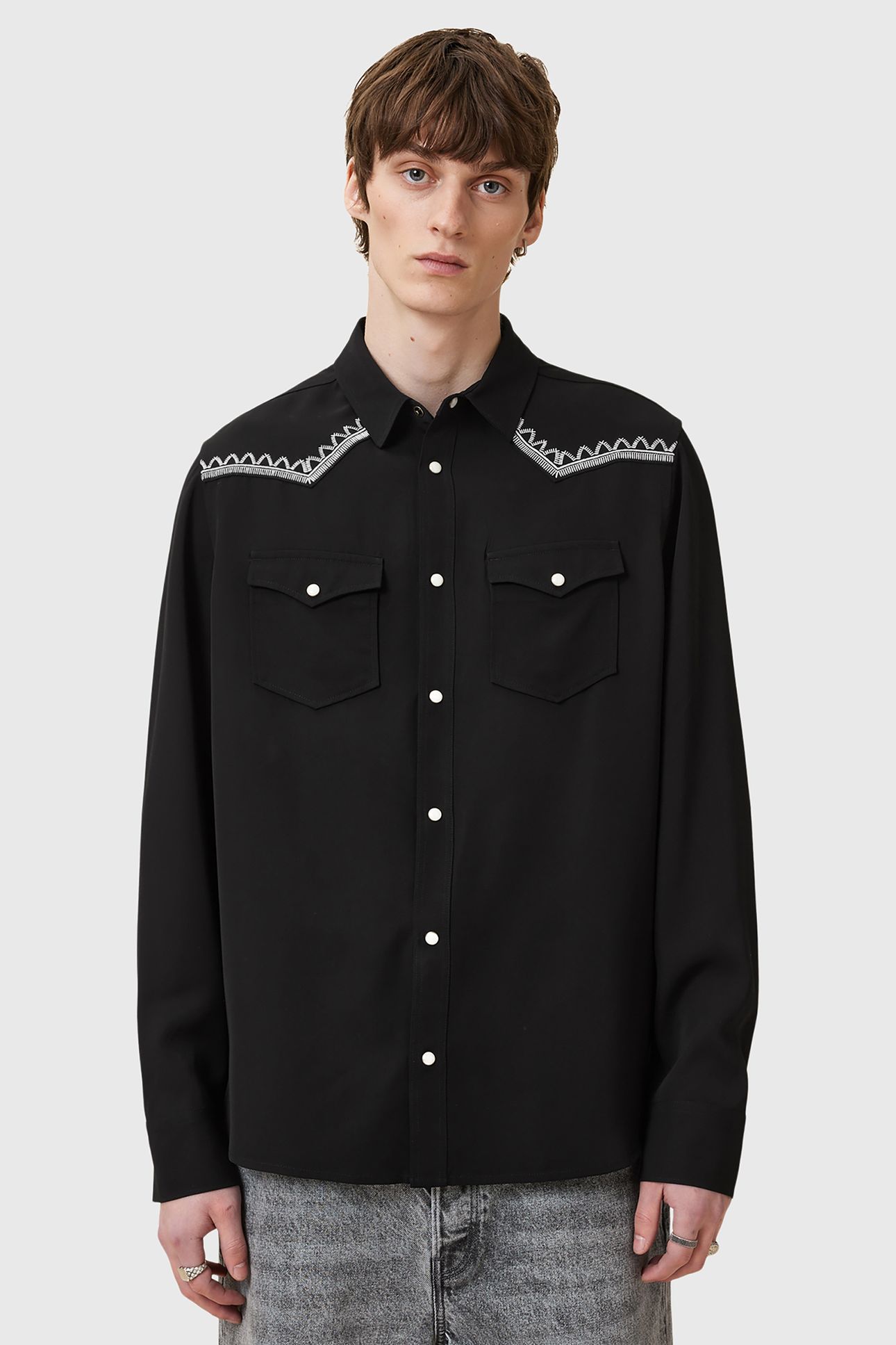 DALLIN LS SHIRT BLACK 1
