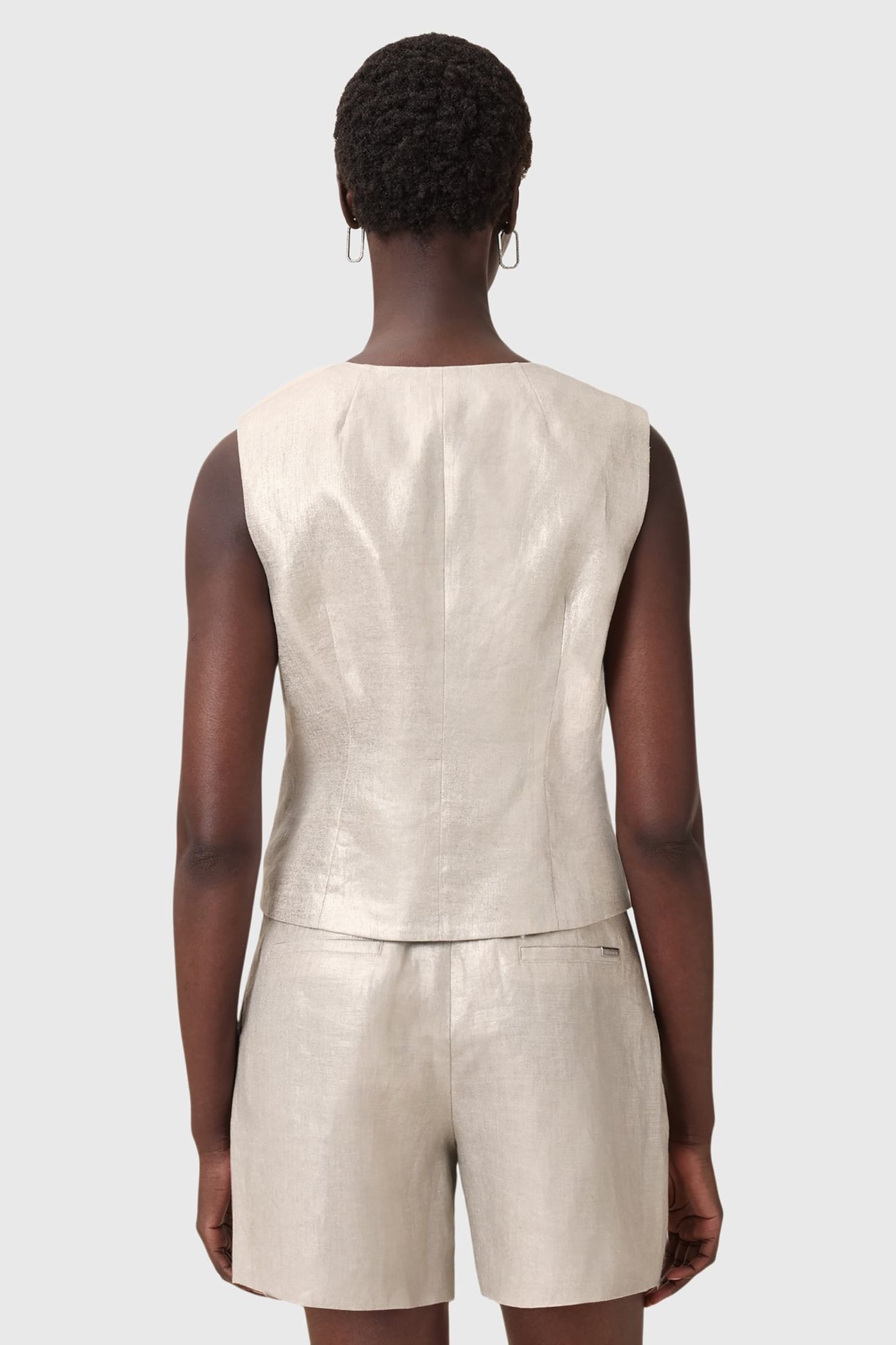 AVERIE WAISTCOAT SILVER GREY 2