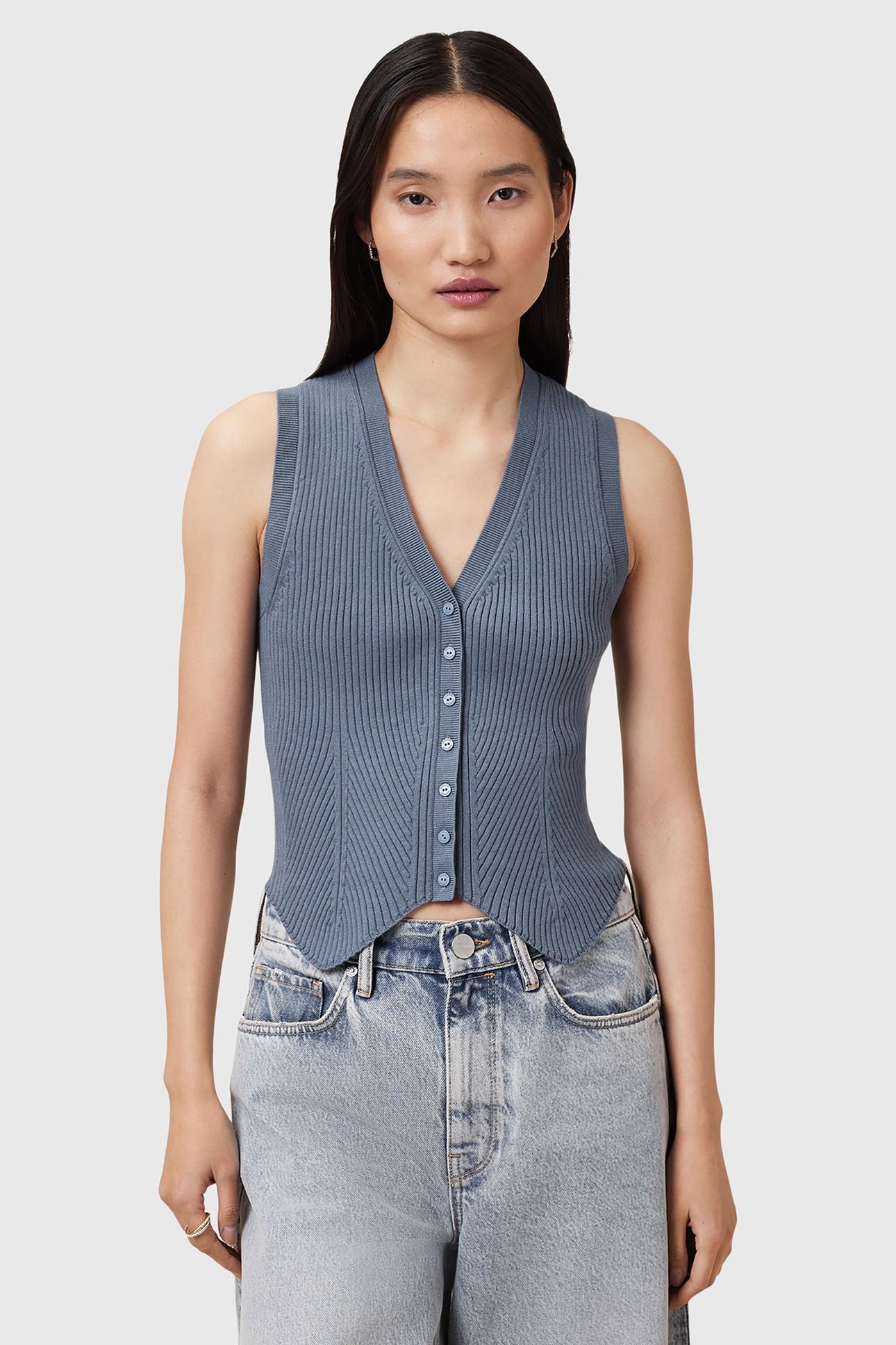 CRUZ WAISTCOAT FLINT GREY 1