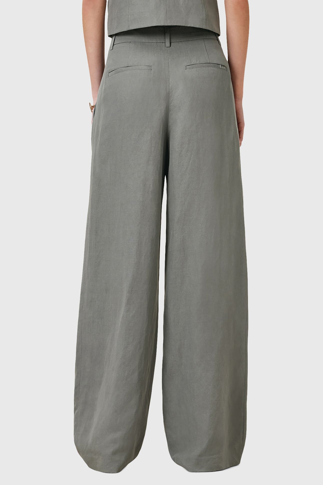 AVERIE LIN TROUSER GREY 2