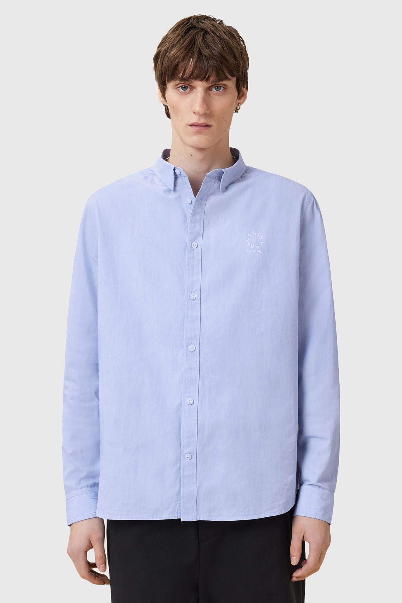 FLETCHER LS SHIRT LIGHT BLUE 1