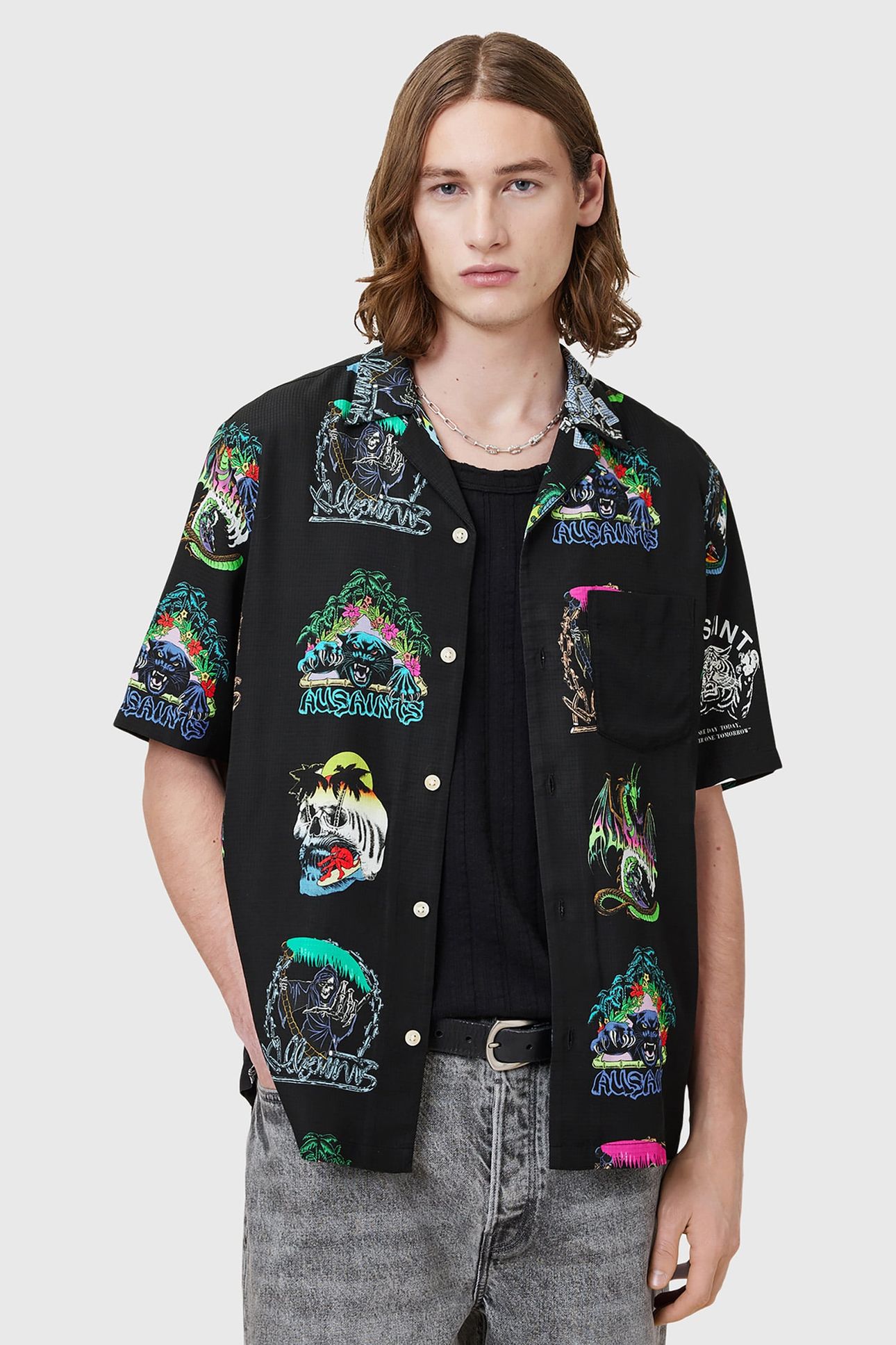 GNAR SS SHIRT JET BLACK 1