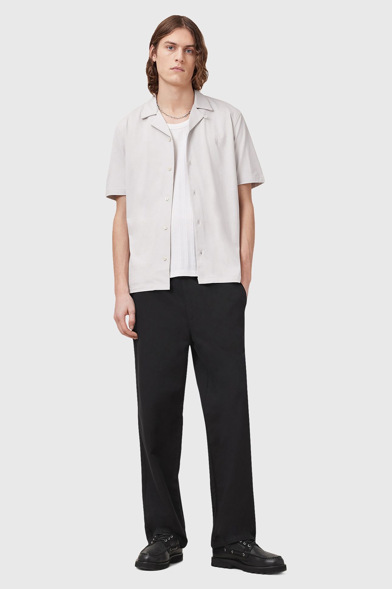 HUDSON SS SHIRT CLOUDY GREY 3